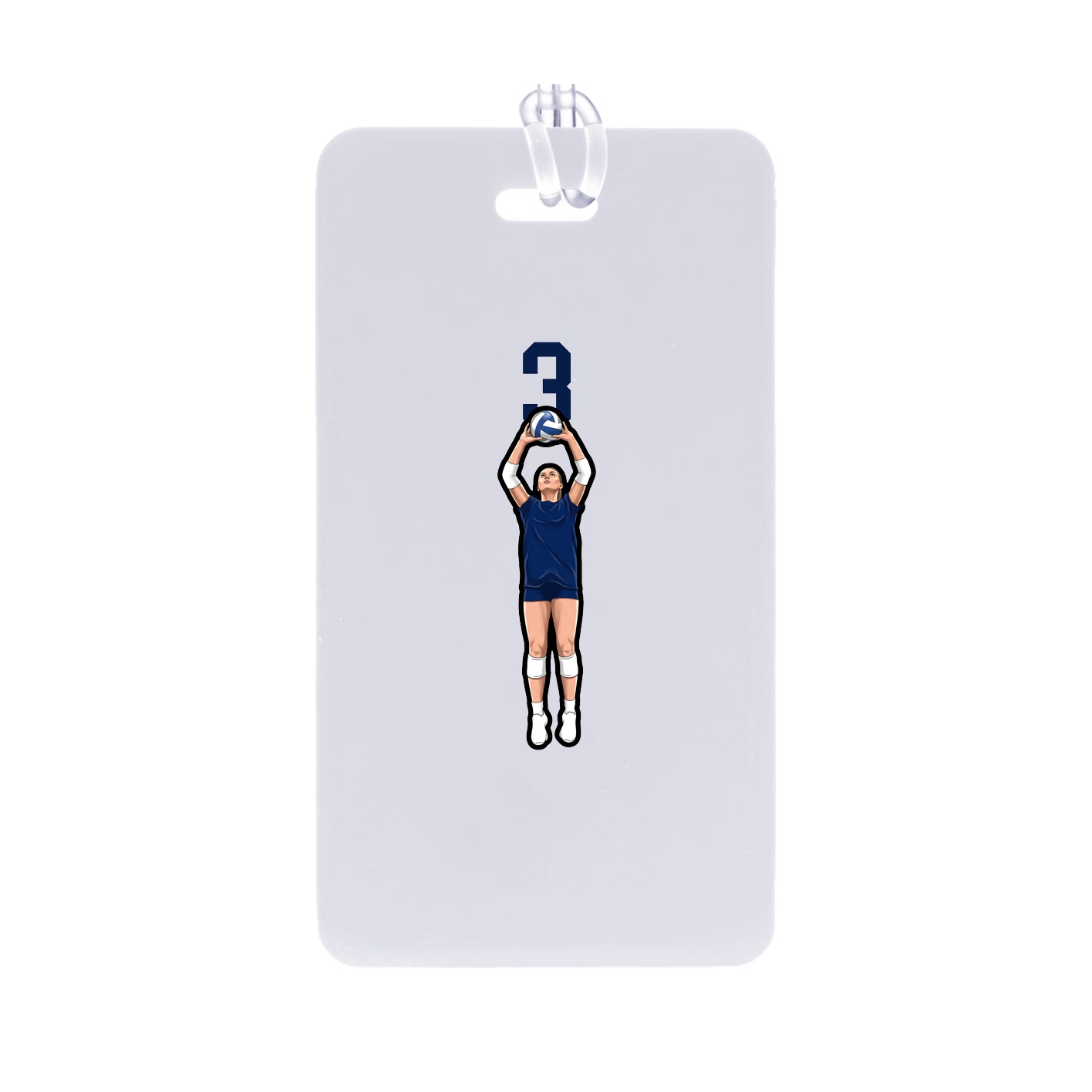 Bag Tag — Number Top in Classic