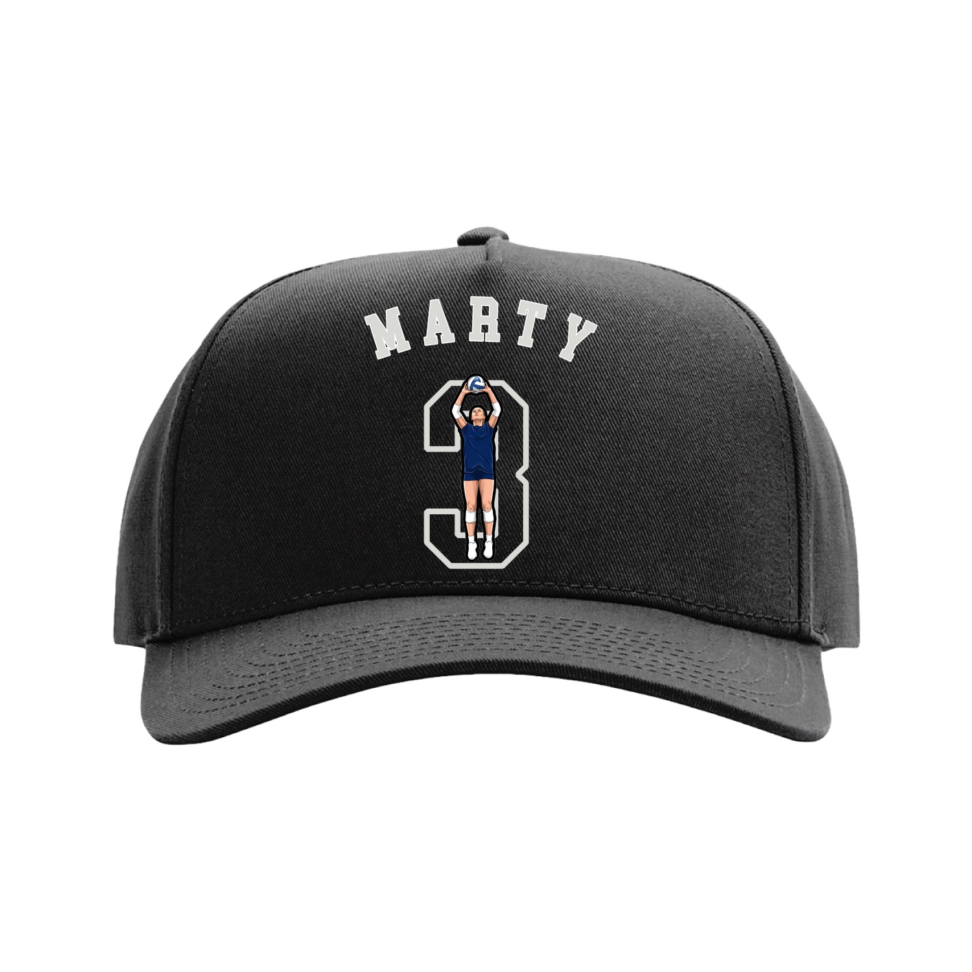Full Fabric Five-Panel Champ Cap