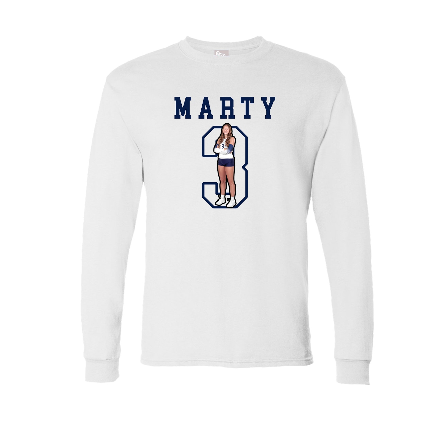 Long Sleeve Tee — Shirsey in White