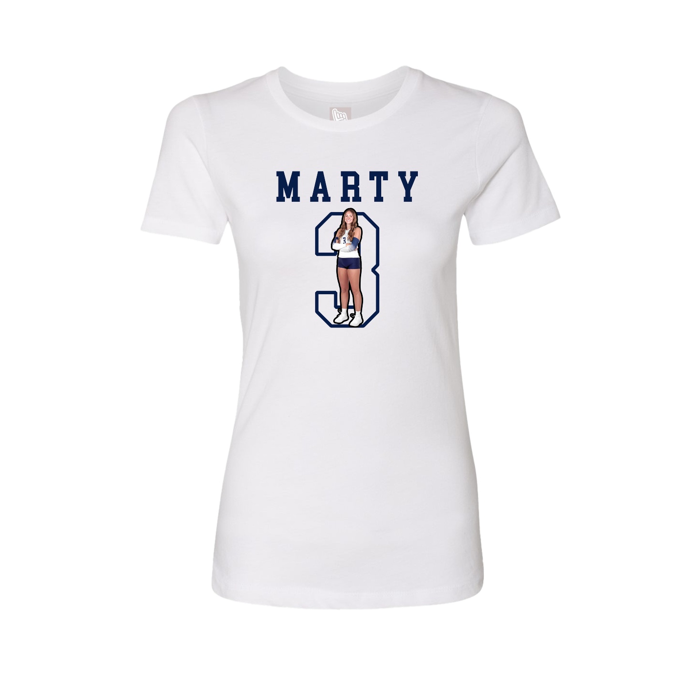 Fitted Women's Tee — Shirsey in White