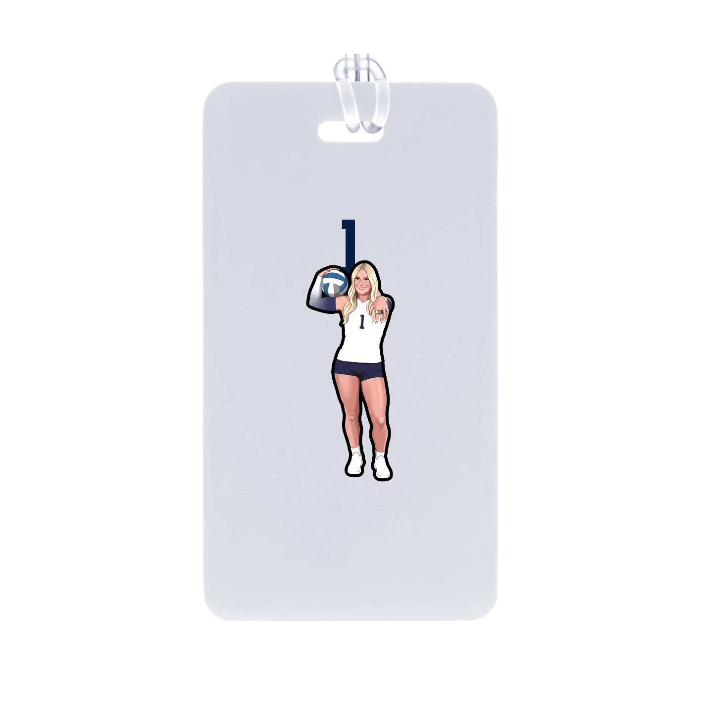 Bag Tag — Number Top in Classic
