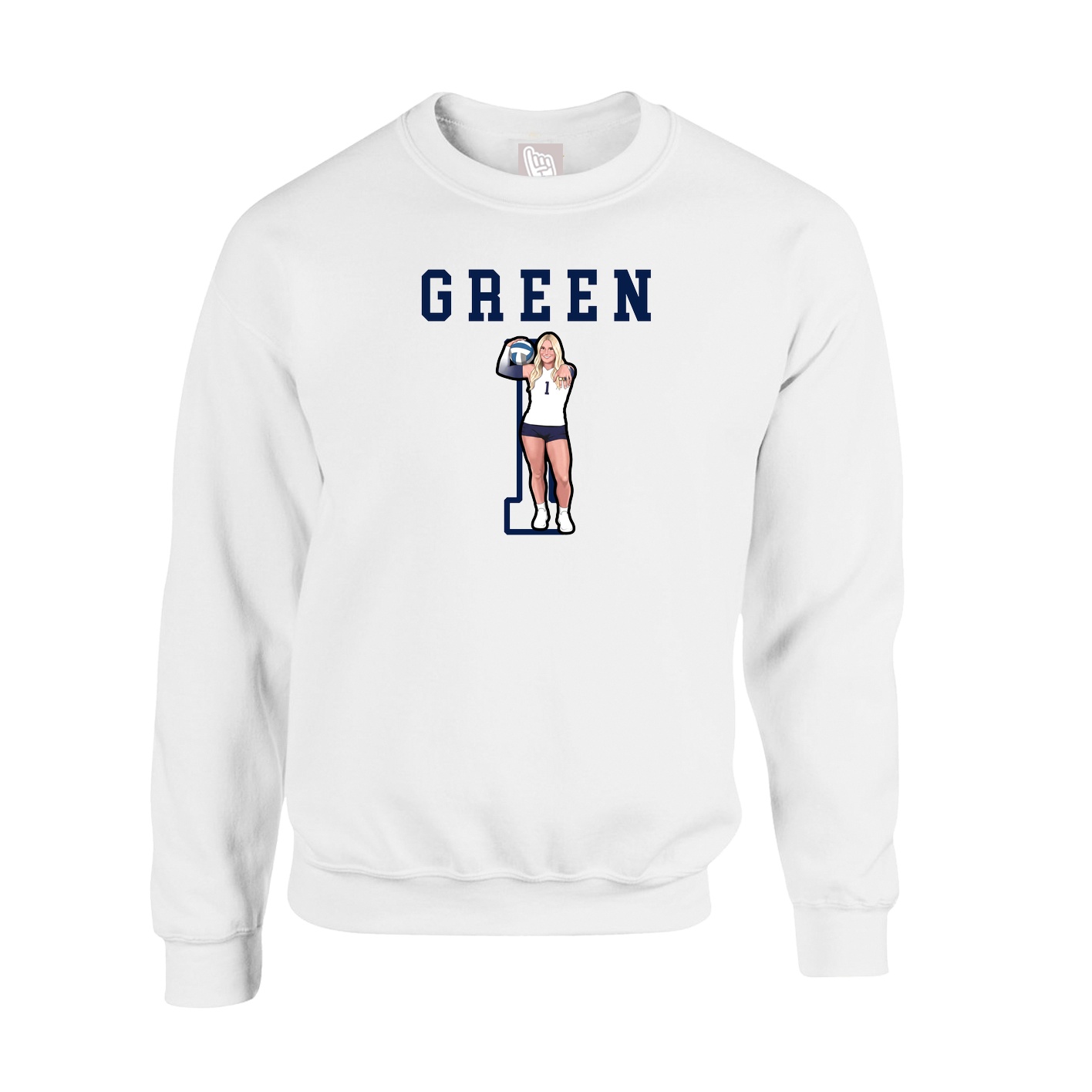 Fleece Crew — Shirsey in White