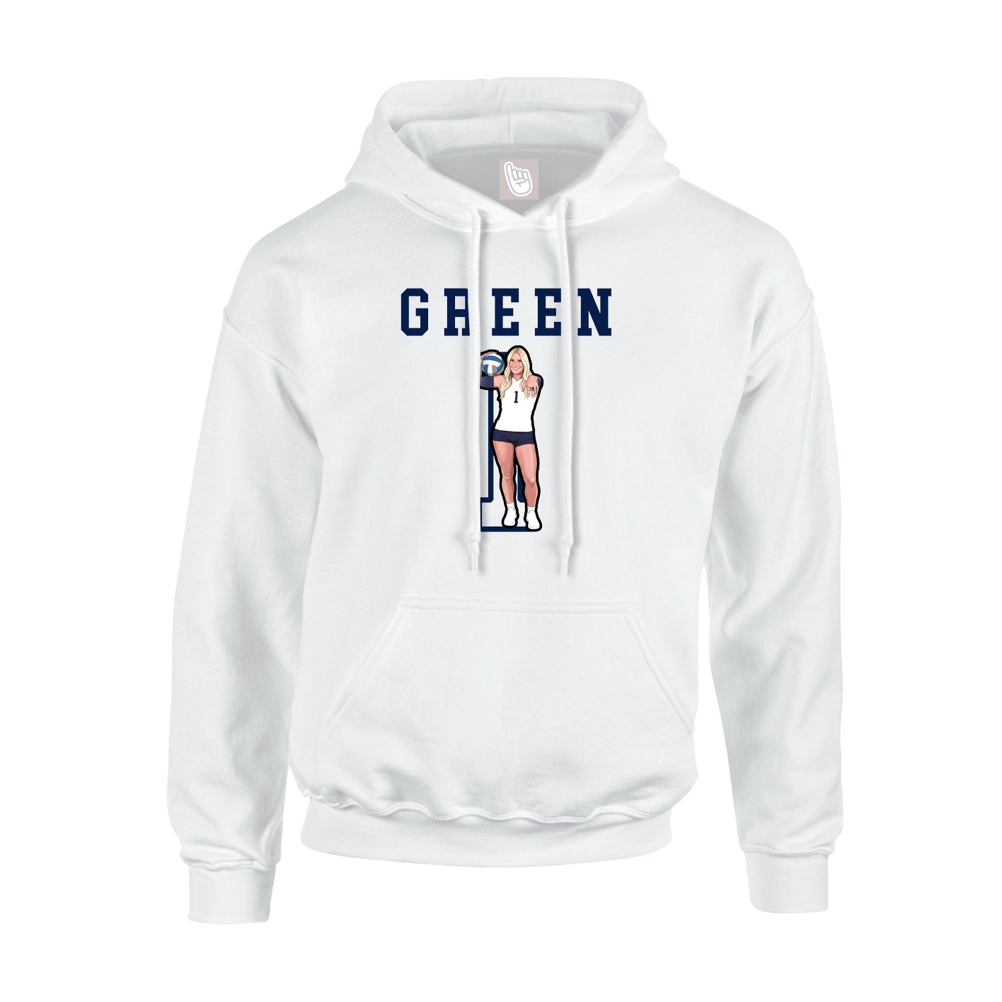 Youth Hoodie — Shirsey in White