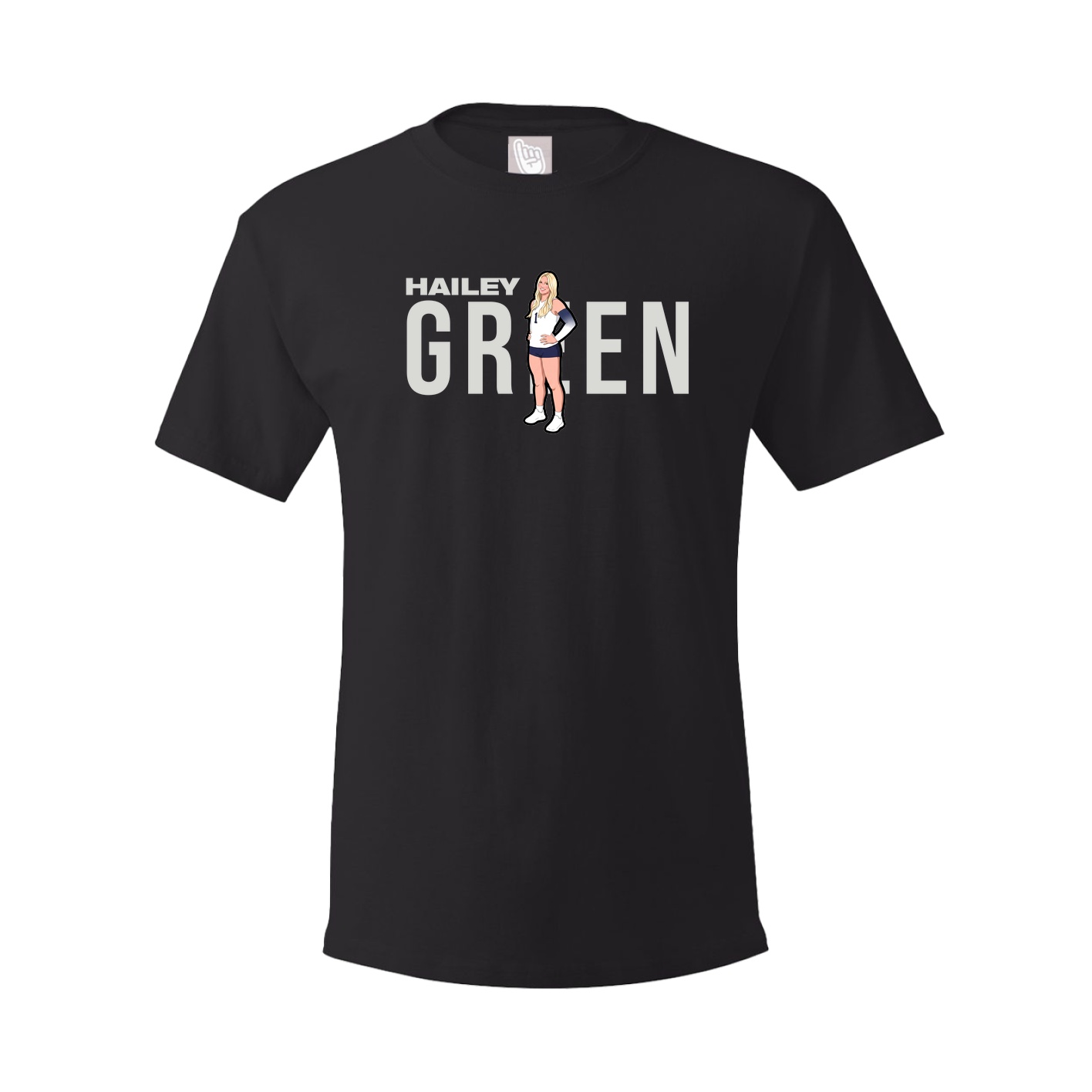 Tee — Player Name in Black