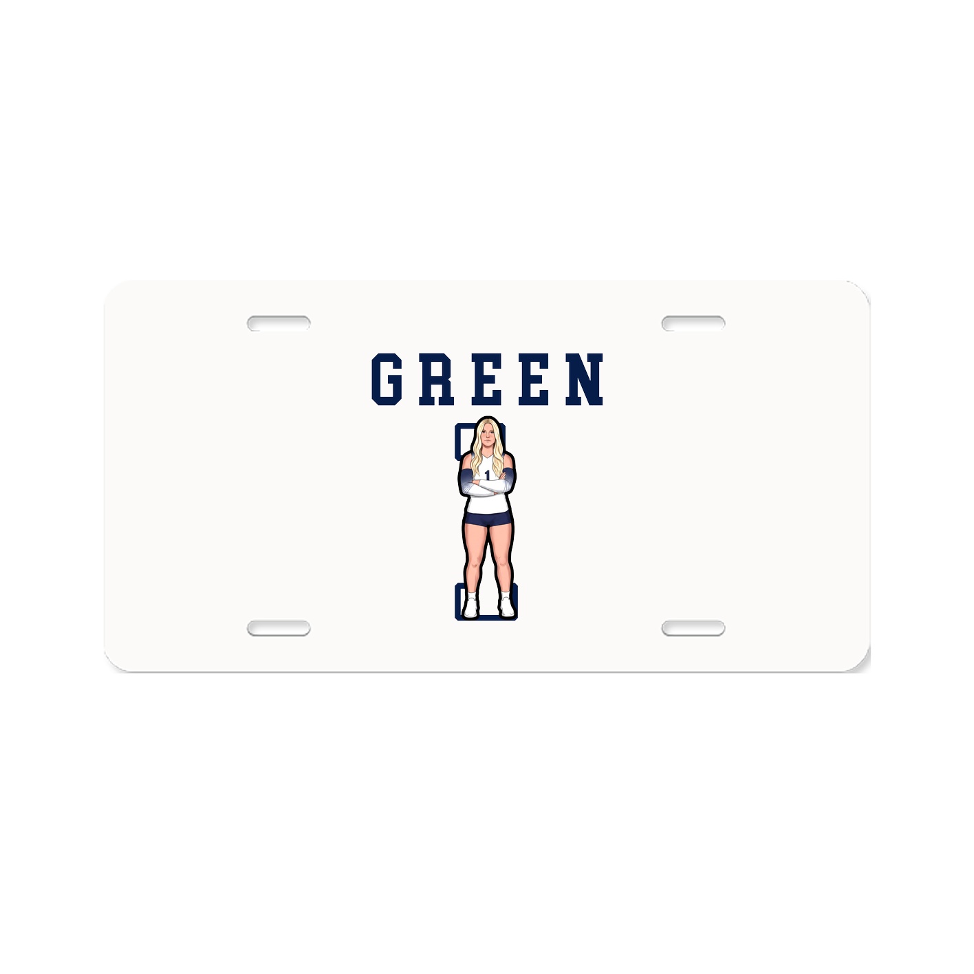 License Plate — Shirsey in Classic