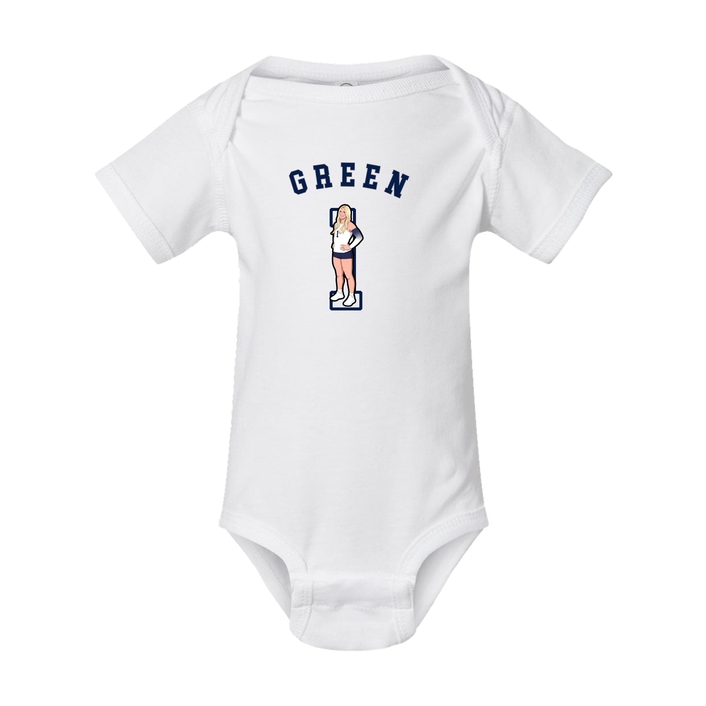 Baby Onesie — Shirsey Arch in White
