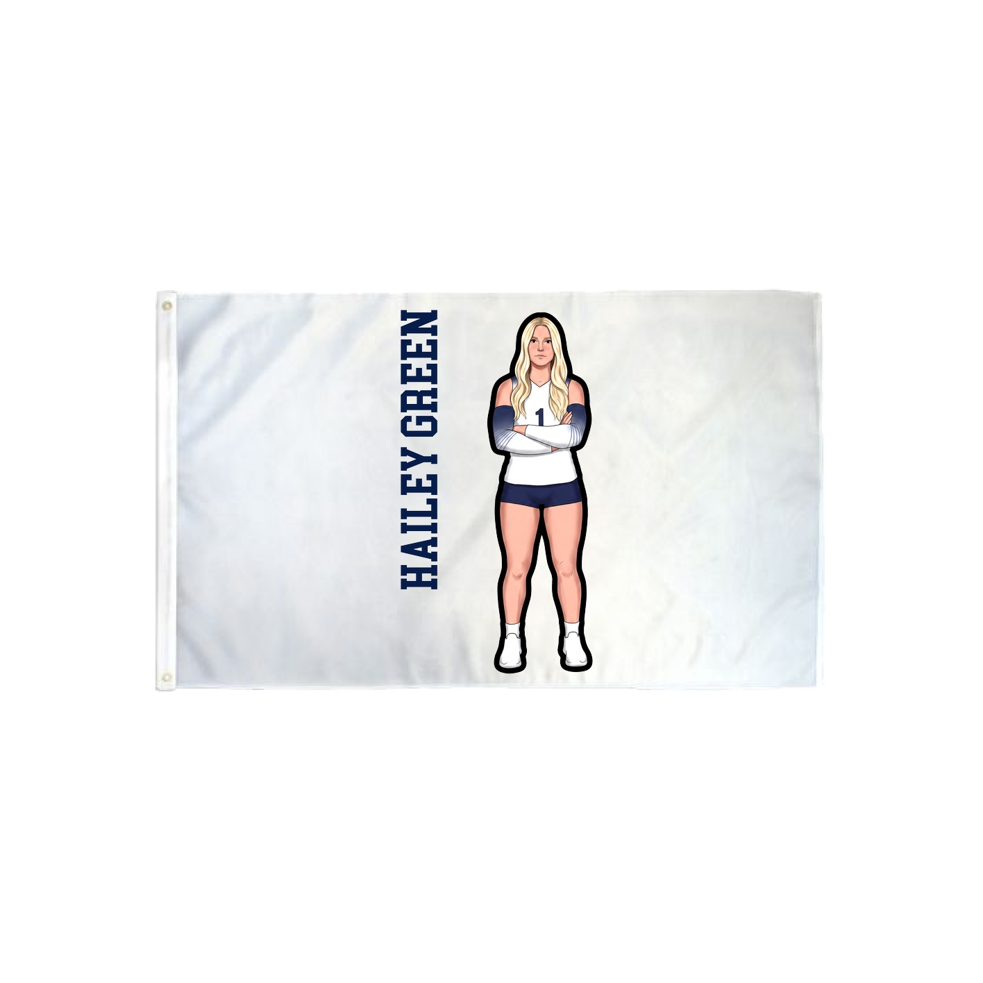 3x5 Flag — Name Vertical in Classic