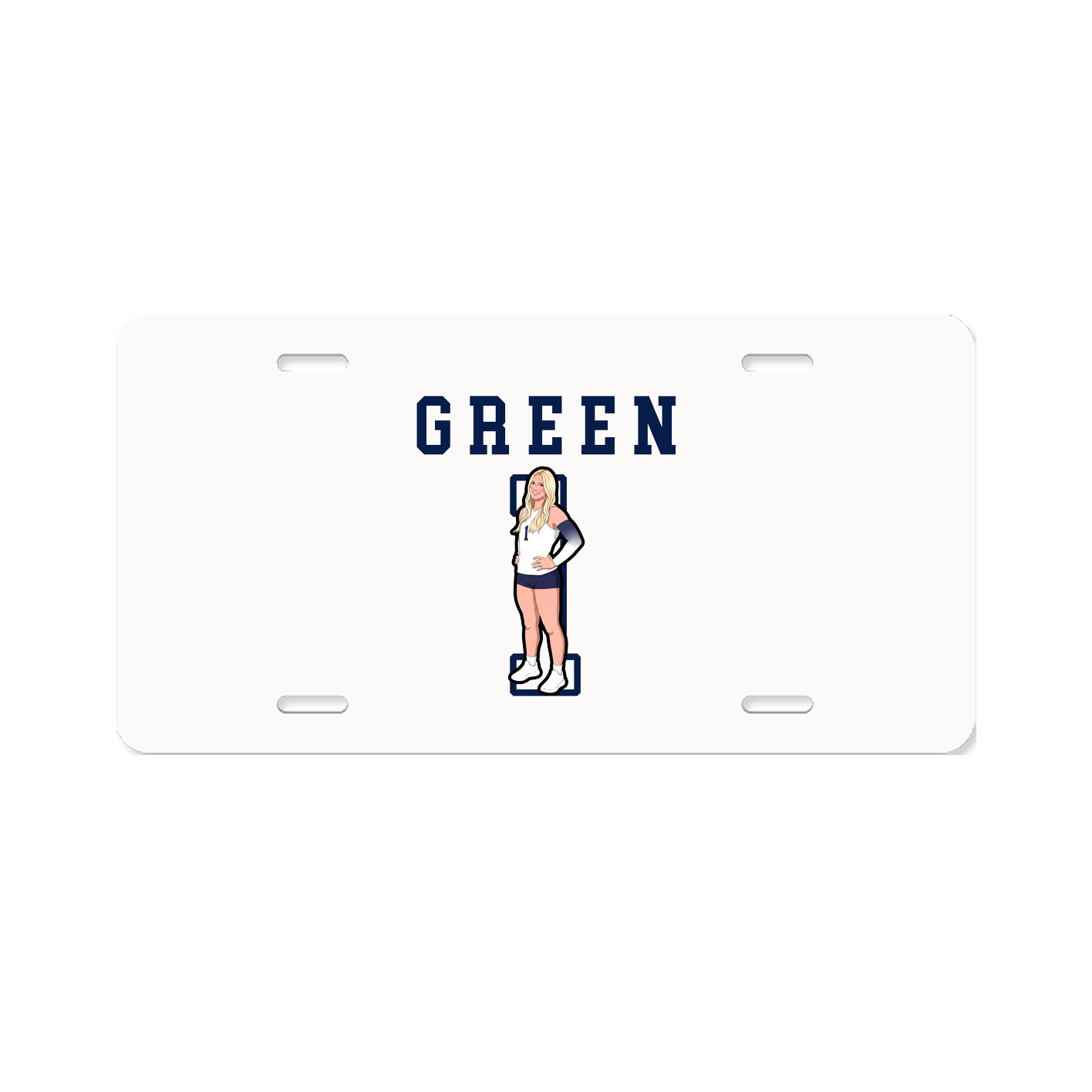 License Plate — Shirsey in Classic
