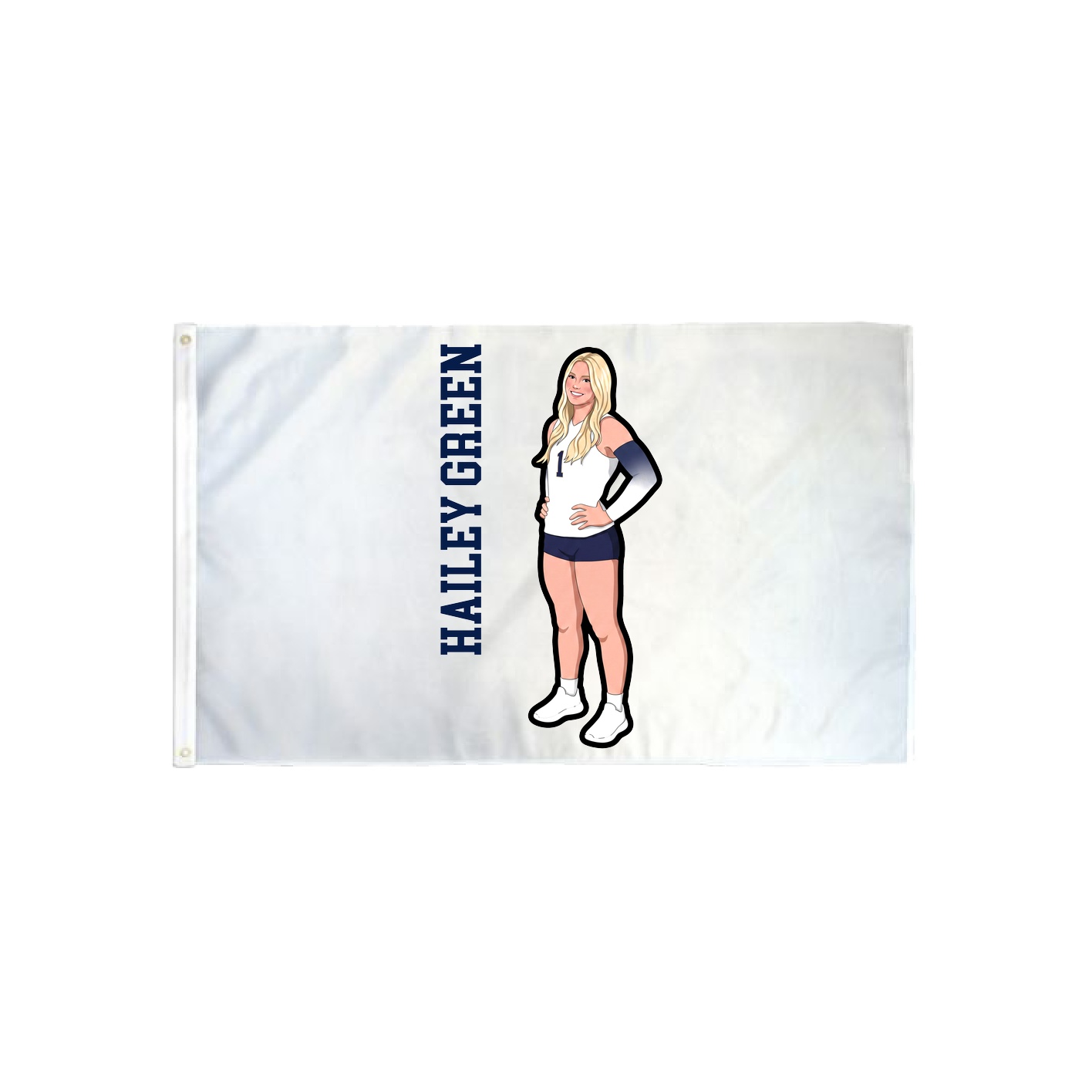 3x5 Flag — Name Vertical in Classic