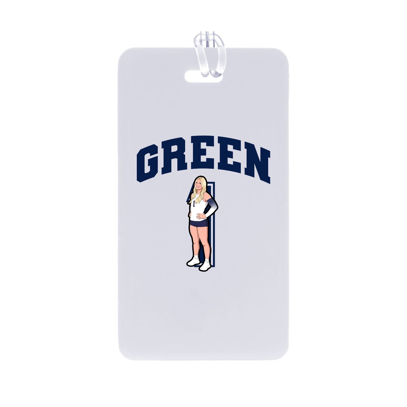 Bag Tag — Number in Classic