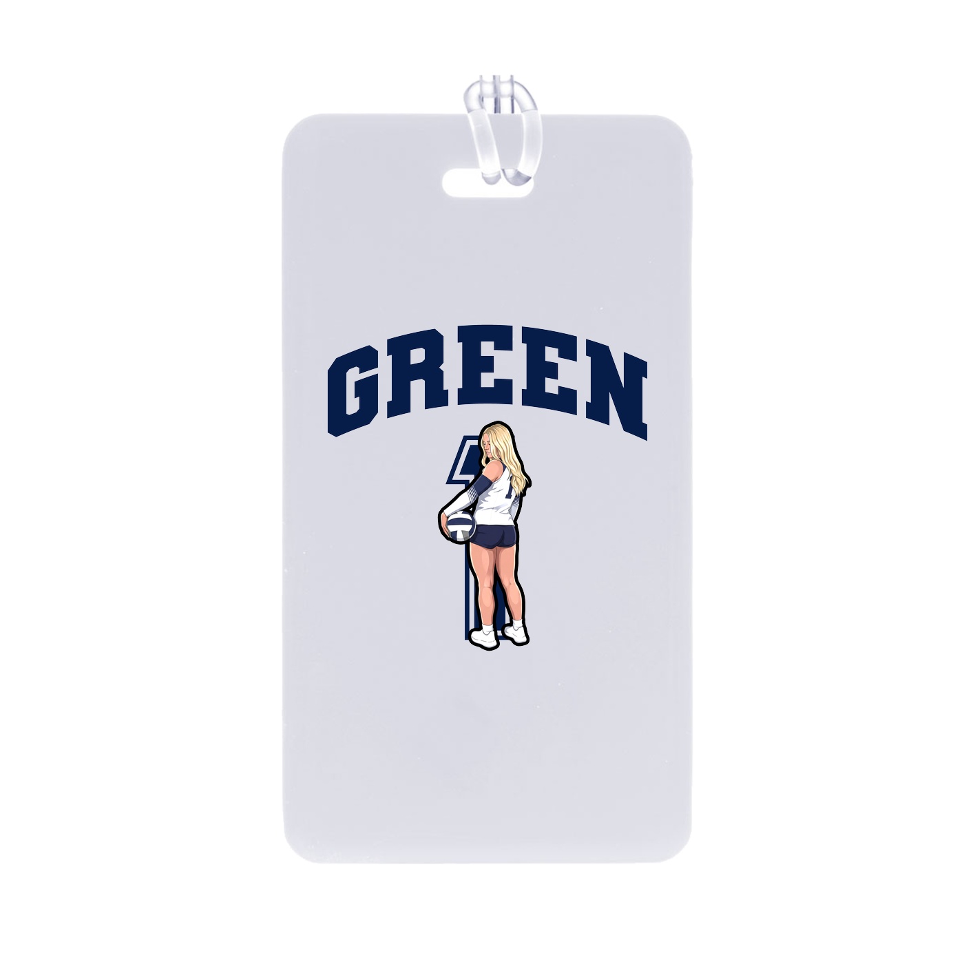 Bag Tag — Number in Classic