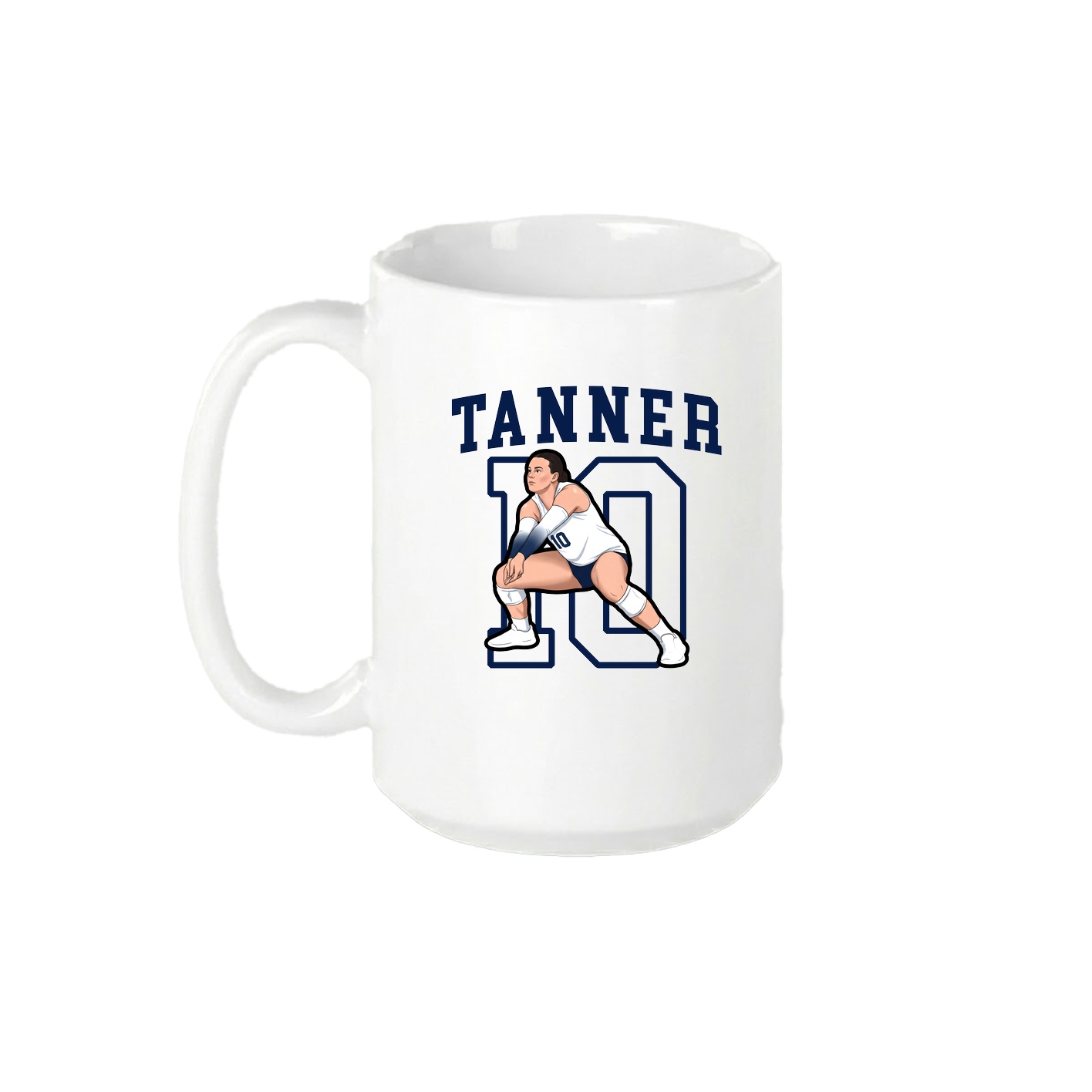15oz Coffee Mug — Shirsey in White