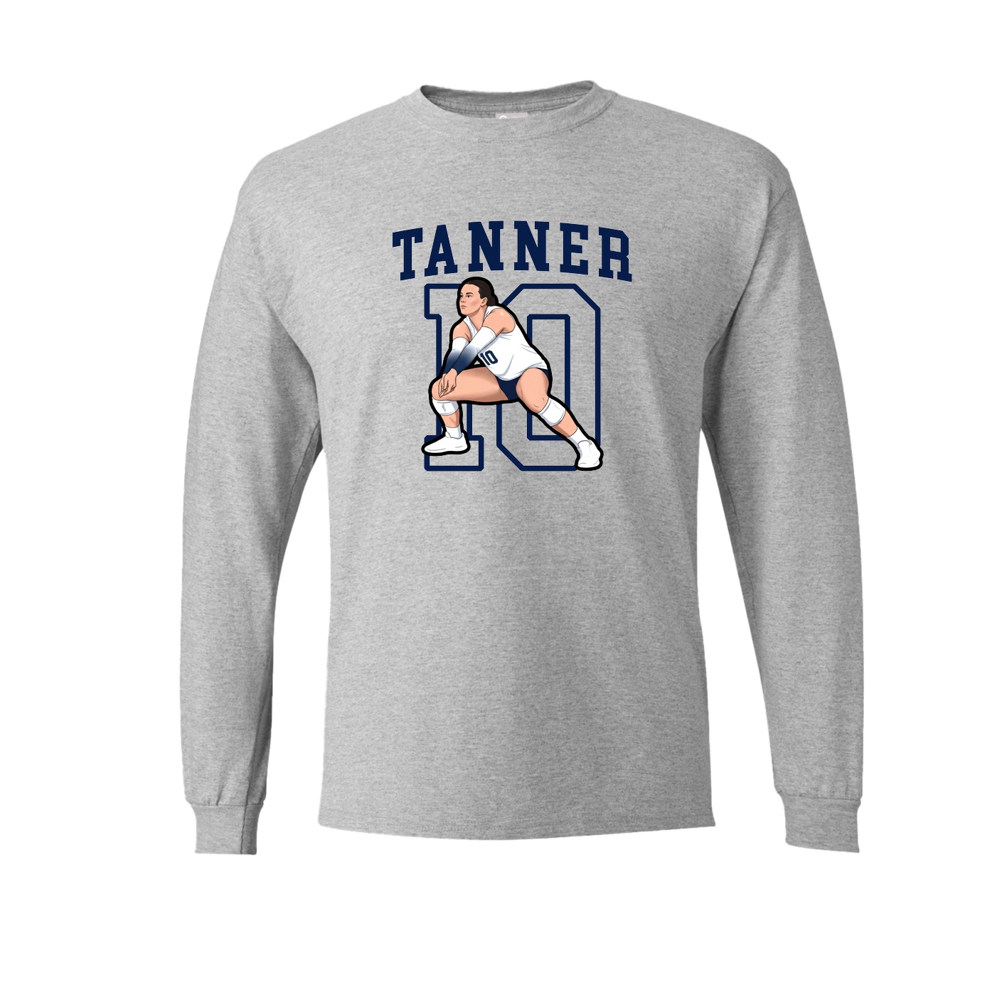 Long Sleeve Tee — Shirsey in Grey