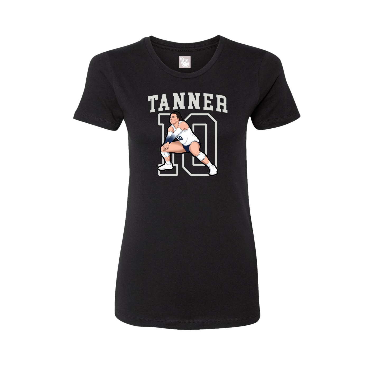 Fitted Women's Tee — Shirsey in Black