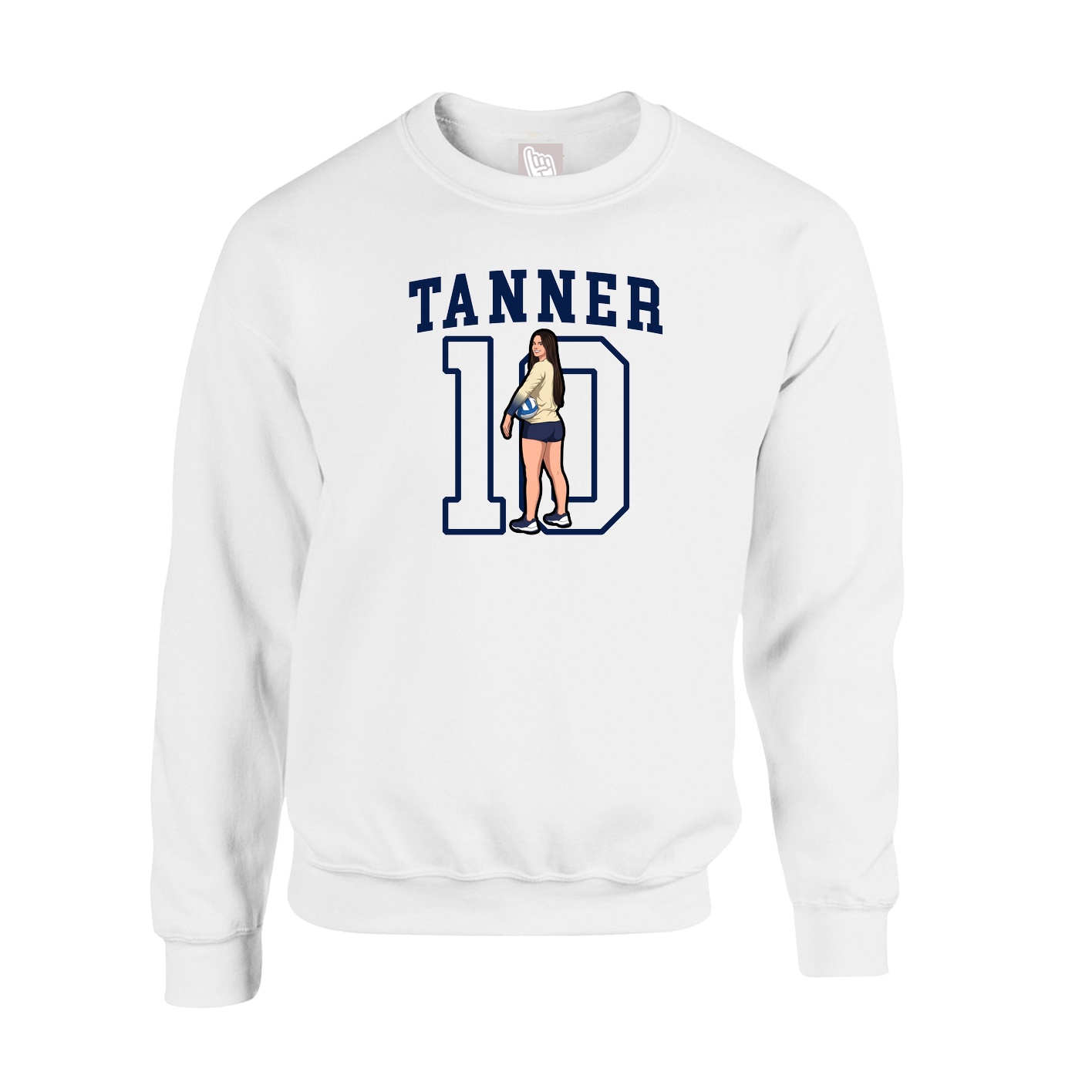 Fleece Crew — Shirsey in White