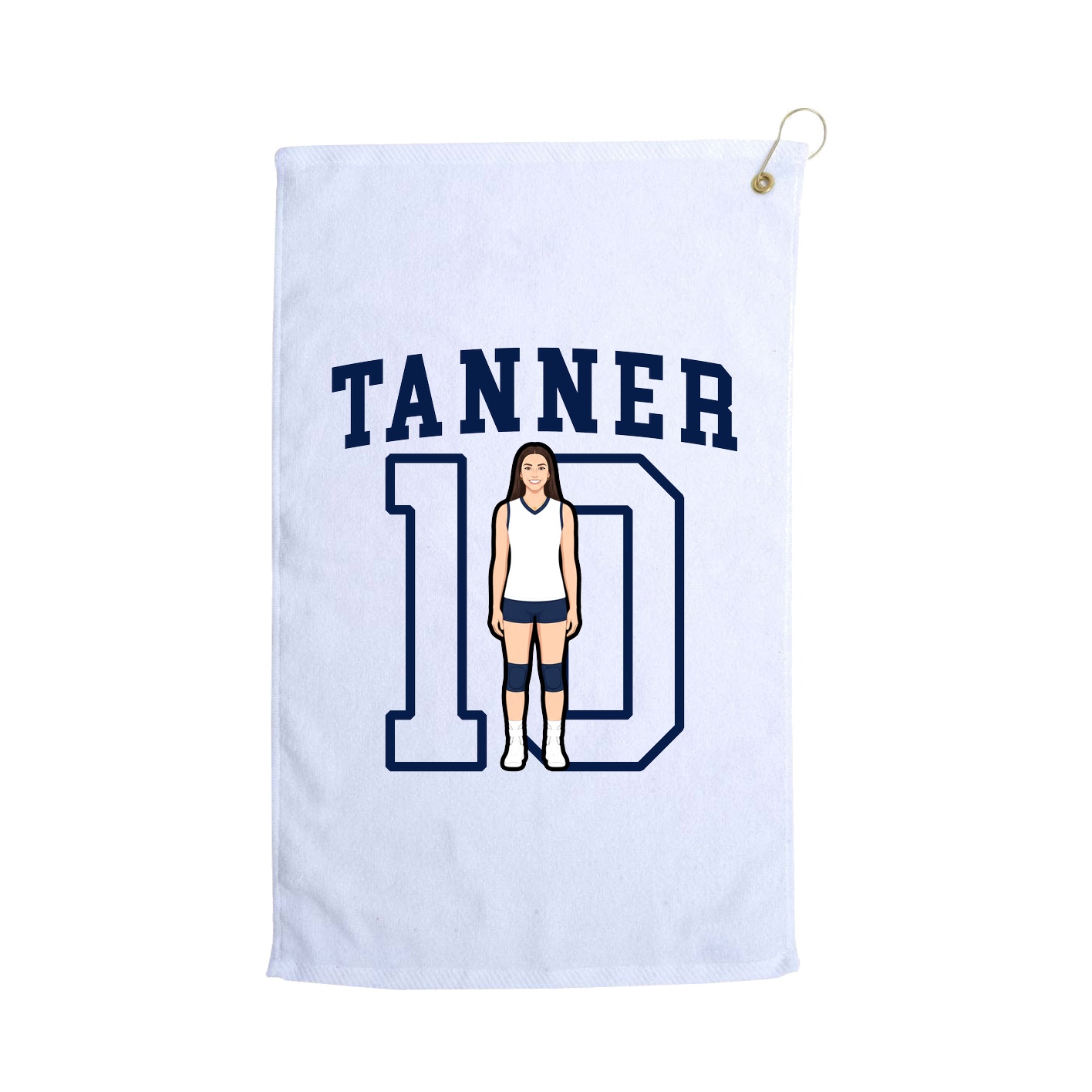 Golf Towel — Shirsey in White