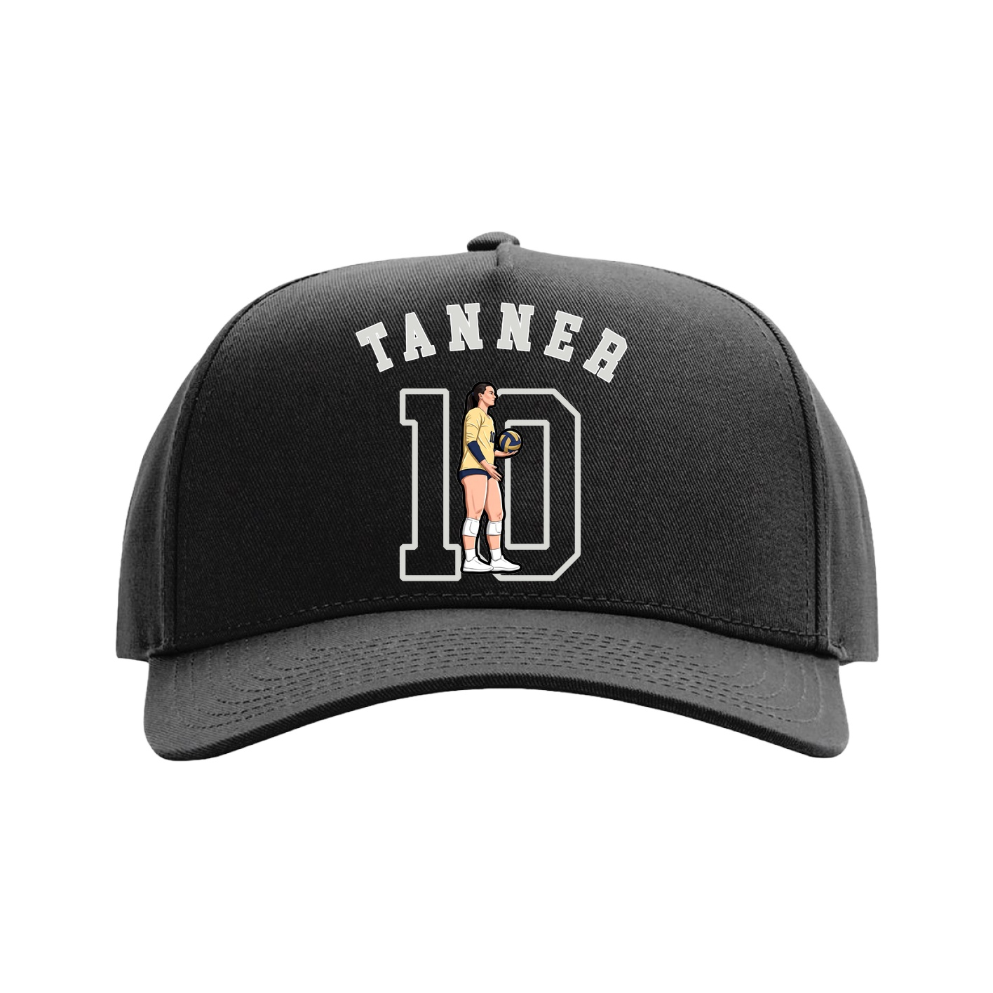Full Fabric Five-Panel Champ Cap