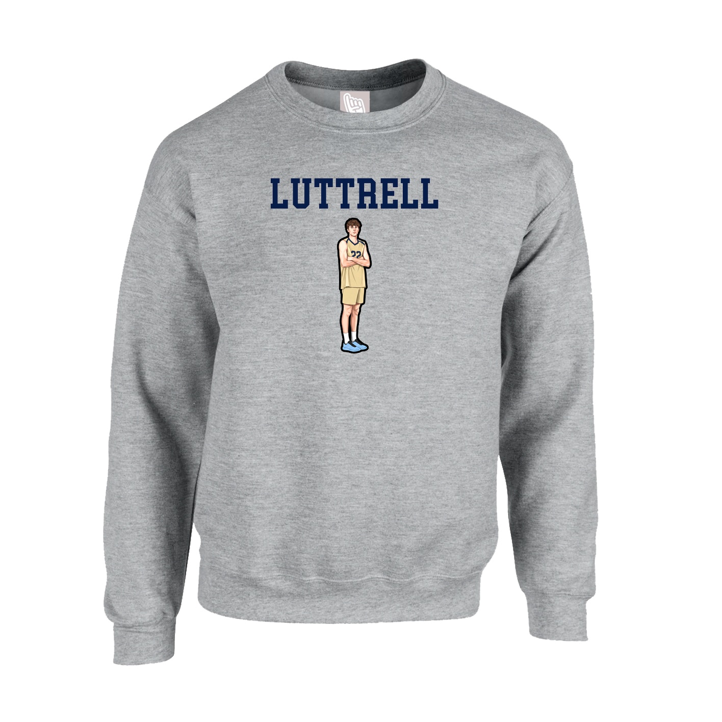 Fleece Crew — Shirsey in Grey