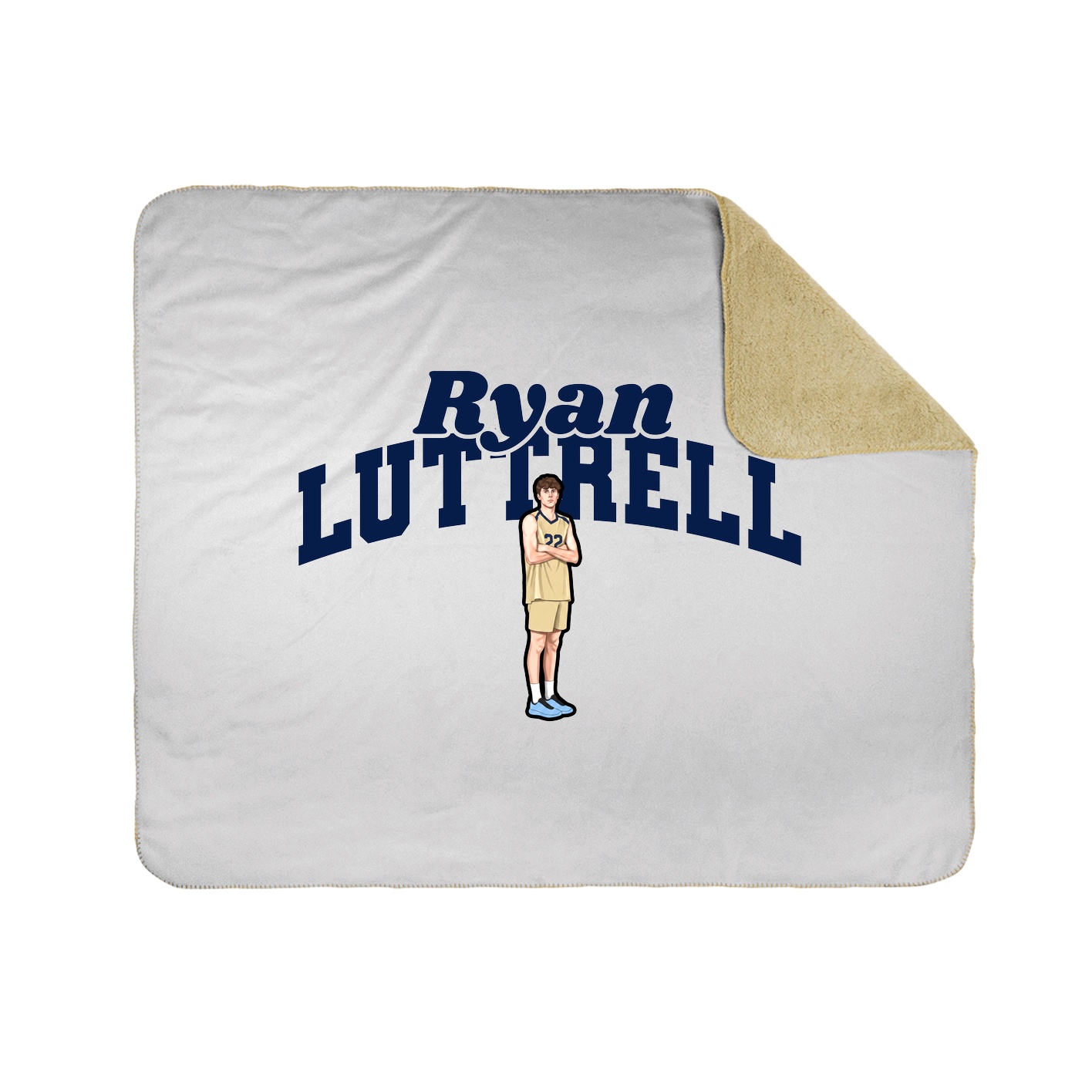 Throw Blanket — Signature Arch in White