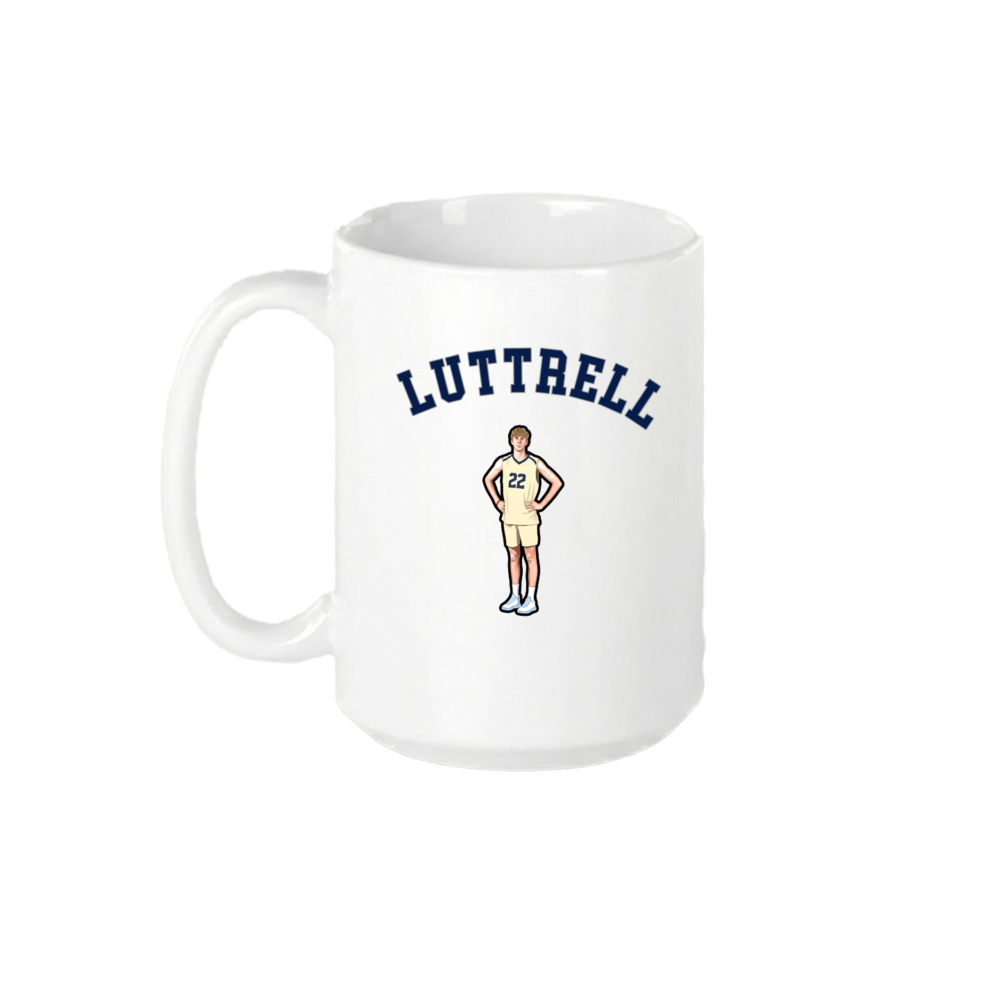 15oz Coffee Mug — Shirsey Arch in White