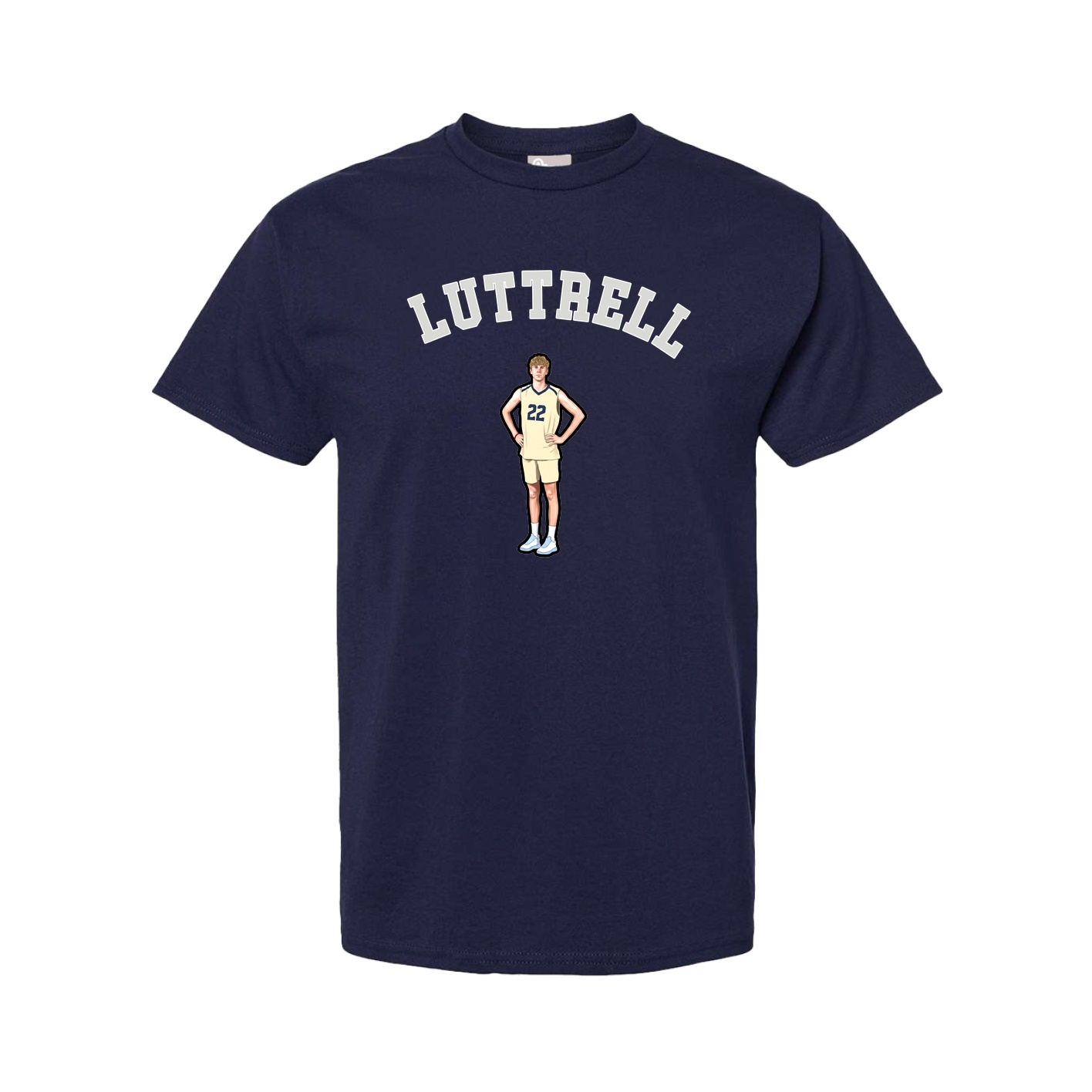 Youth Tee — Shirsey Arch in Navy