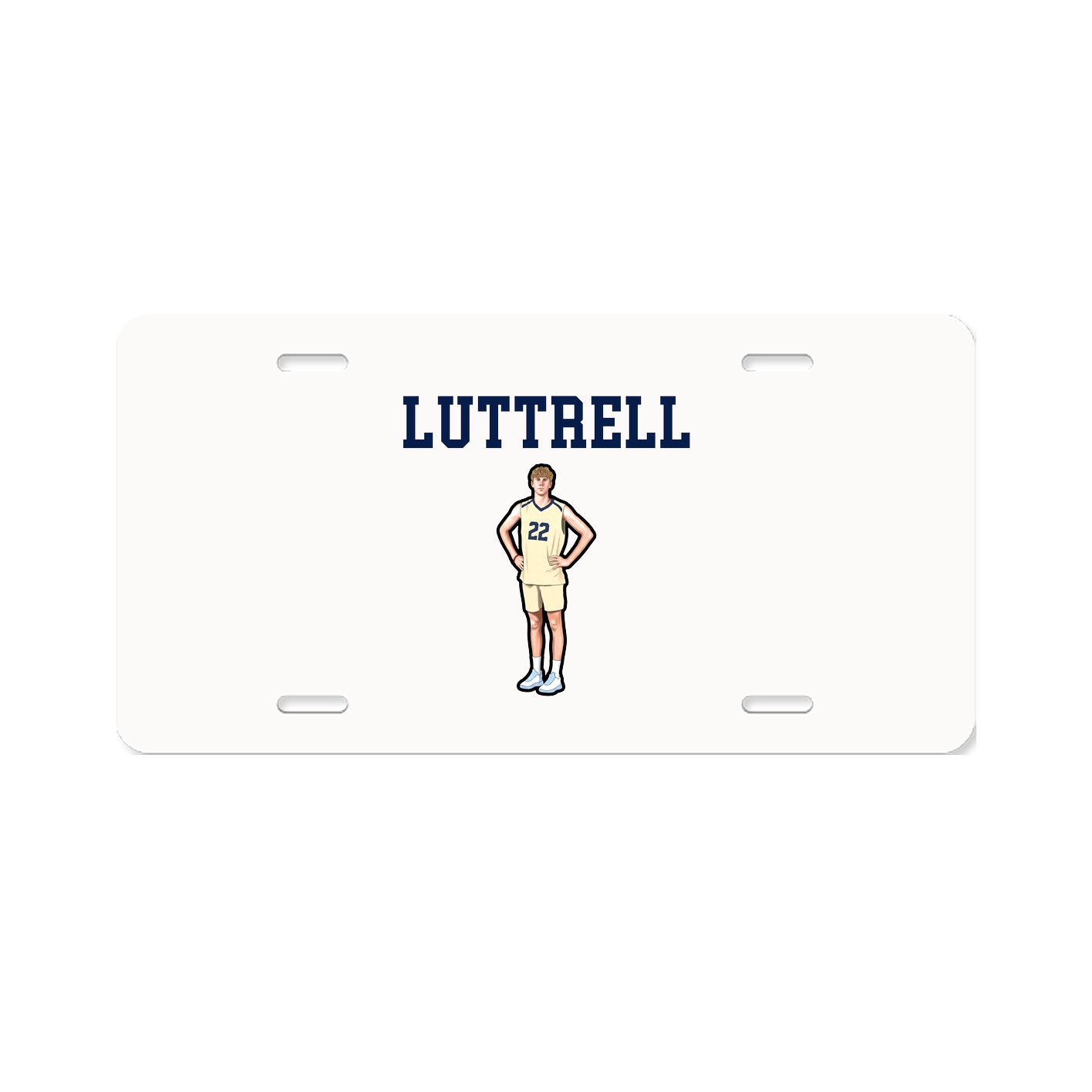 License Plate — Shirsey in Classic
