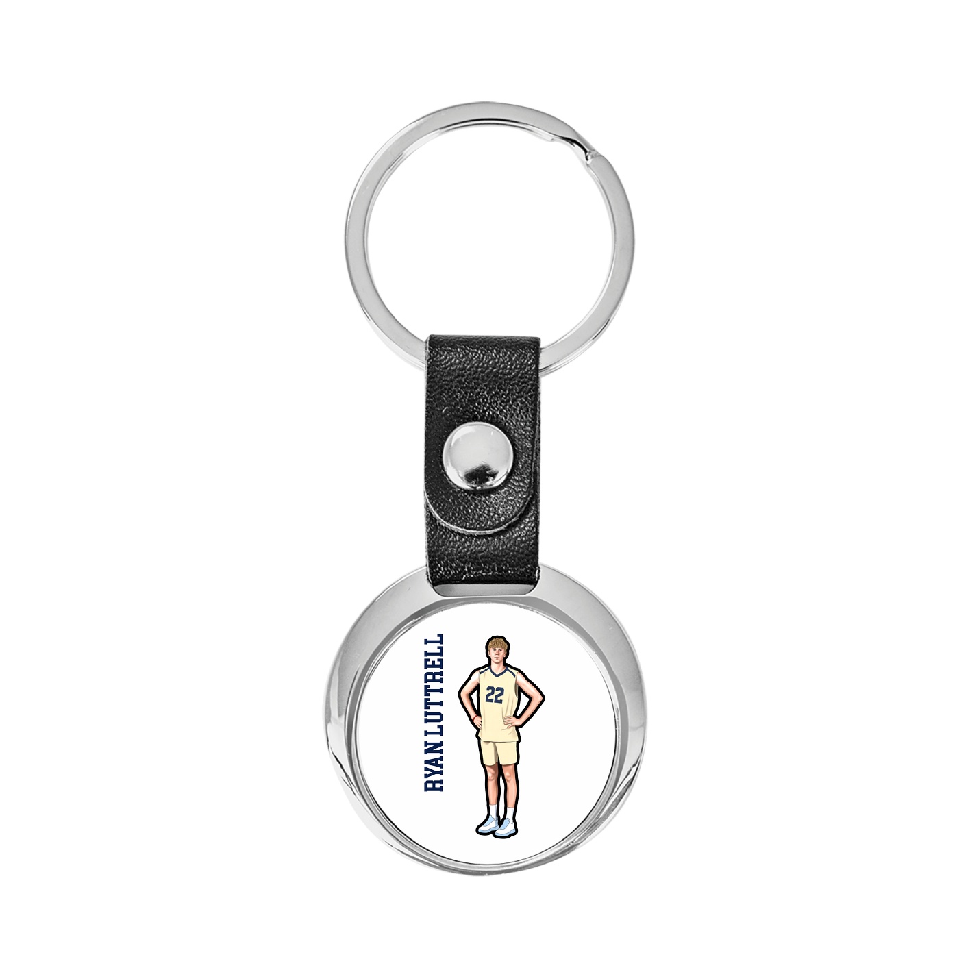 Key Chain — Name Vertical in Classic