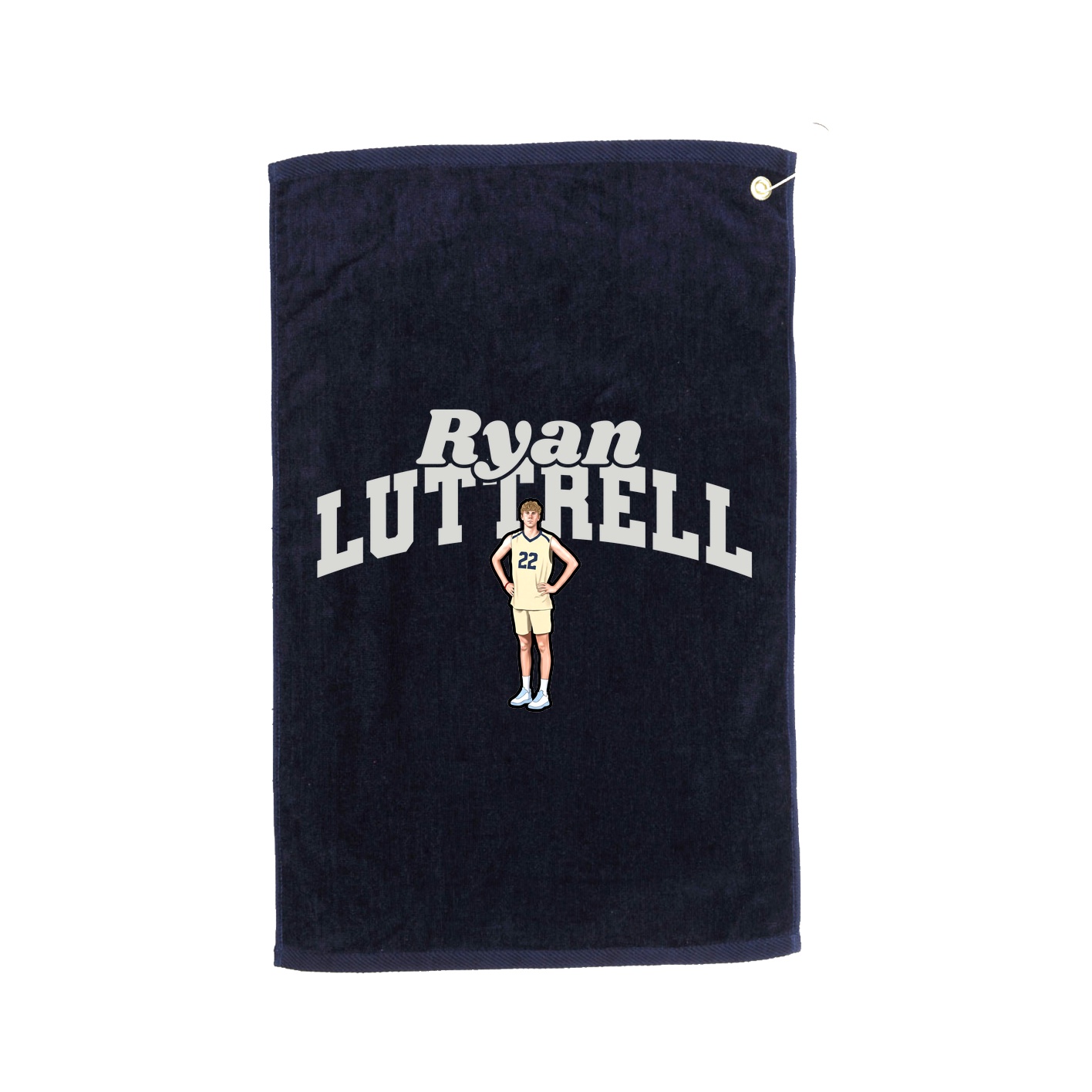 Golf Towel — Signature Arch in Navy