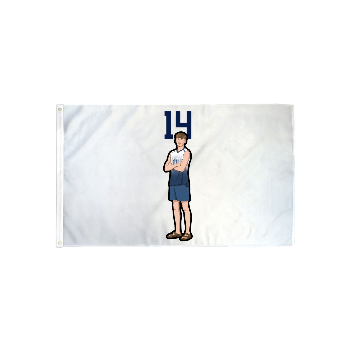 3x5 Flag — Number Top in Classic