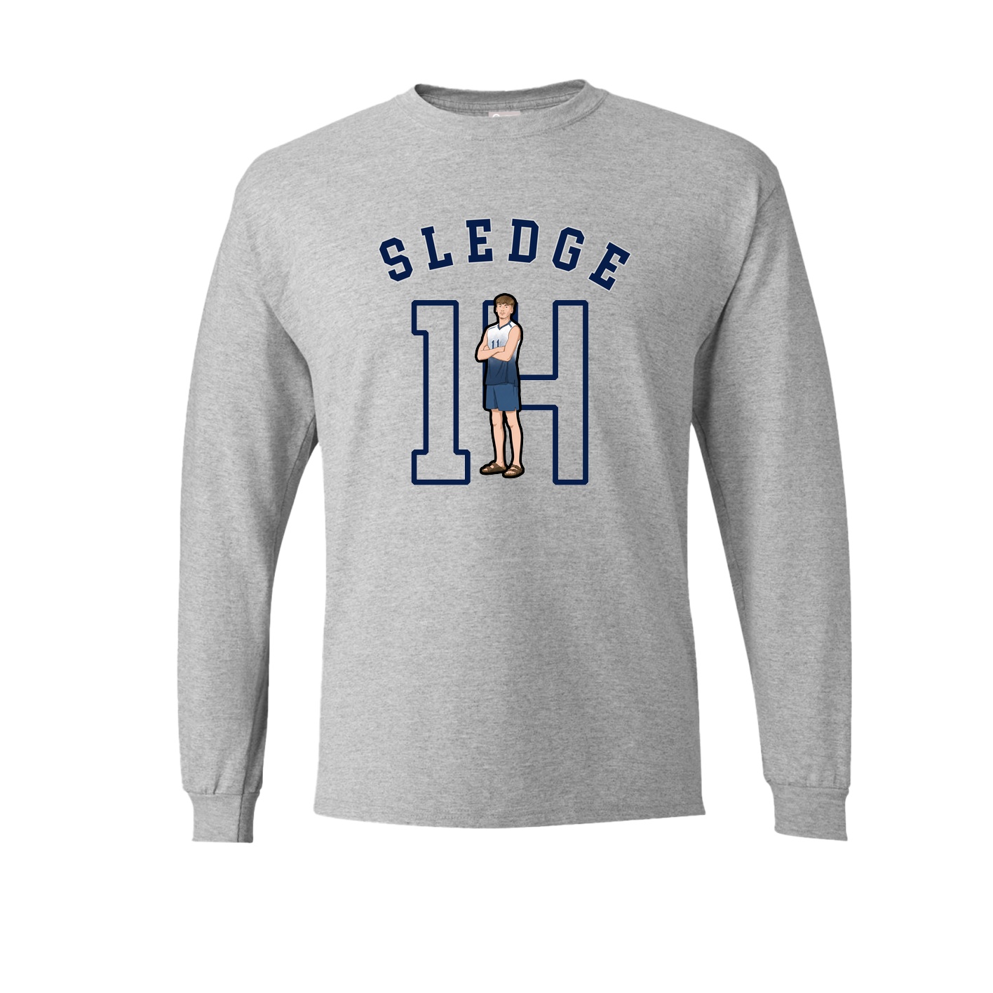 Long Sleeve Tee — Shirsey Arch in Grey