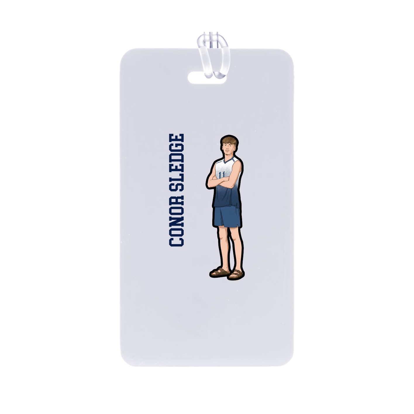 Bag Tag — Name Vertical in Classic