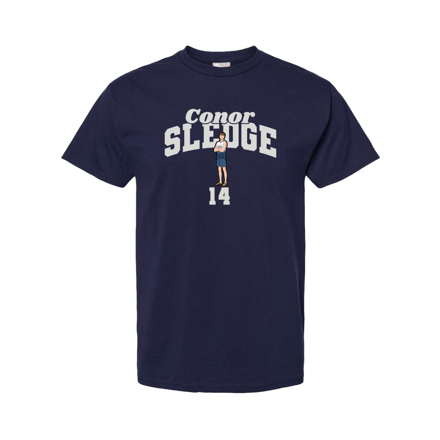 Youth Tee — Signature Arch in Navy