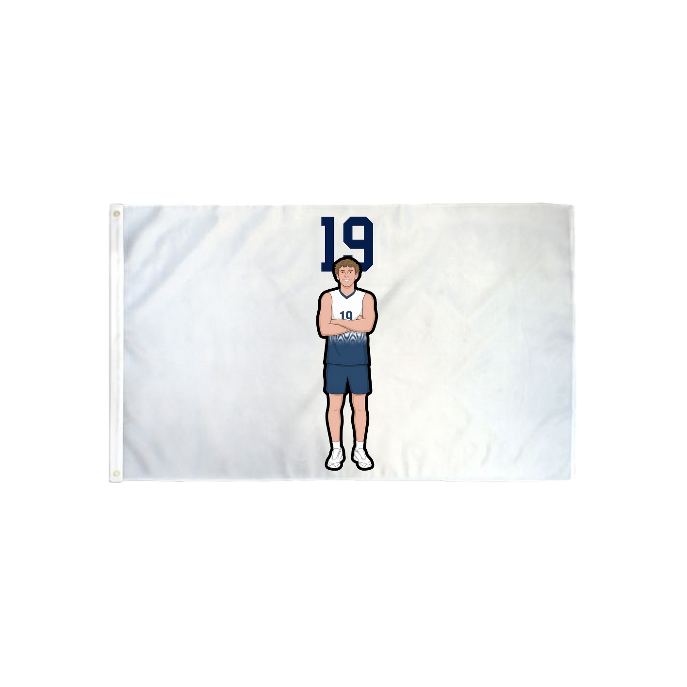 3x5 Flag — Number Top in Classic