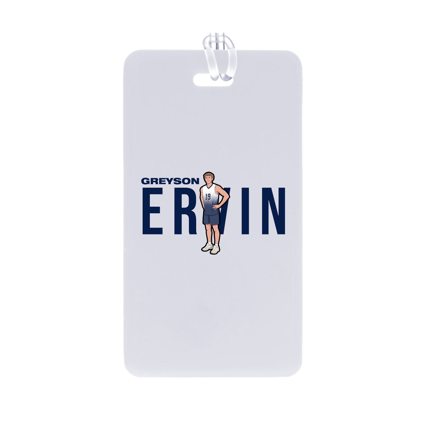 Bag Tag — Player Name in Classic