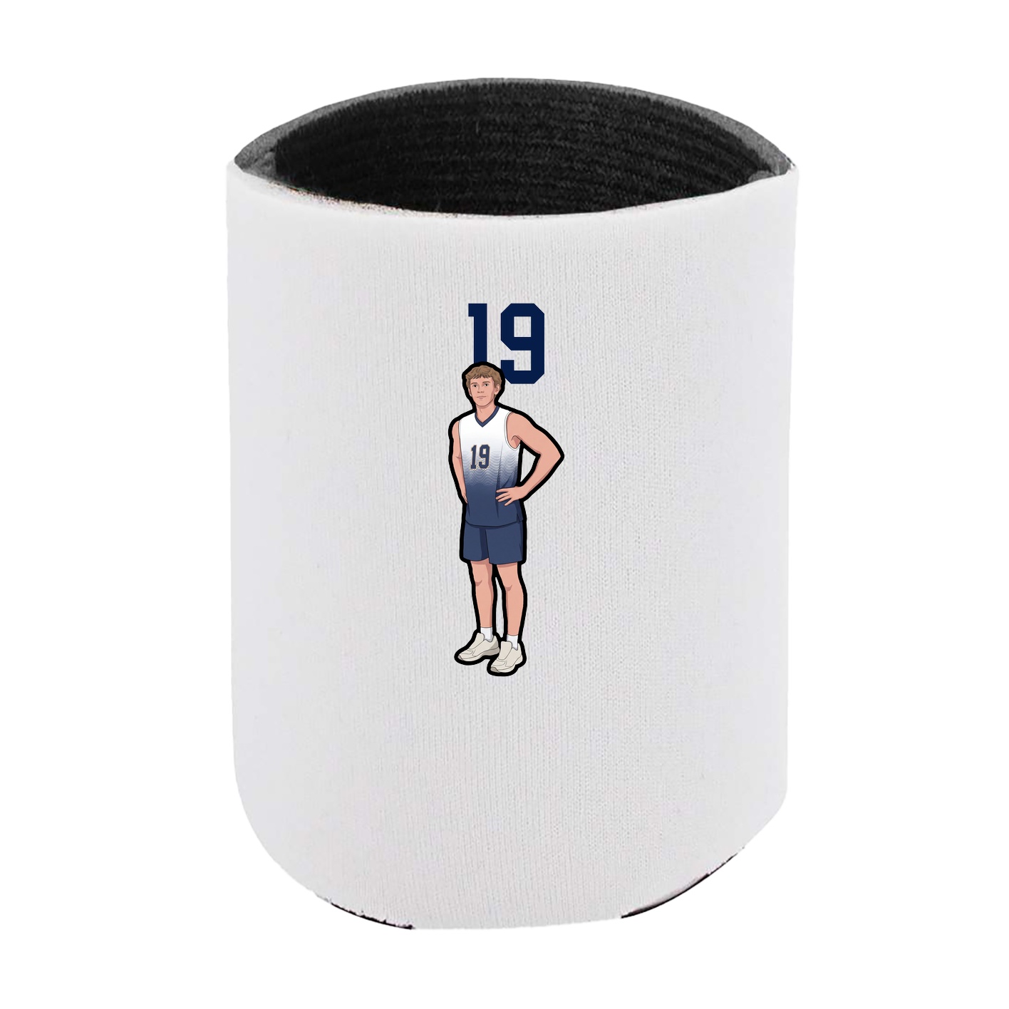 Can Holder — Number Top in White