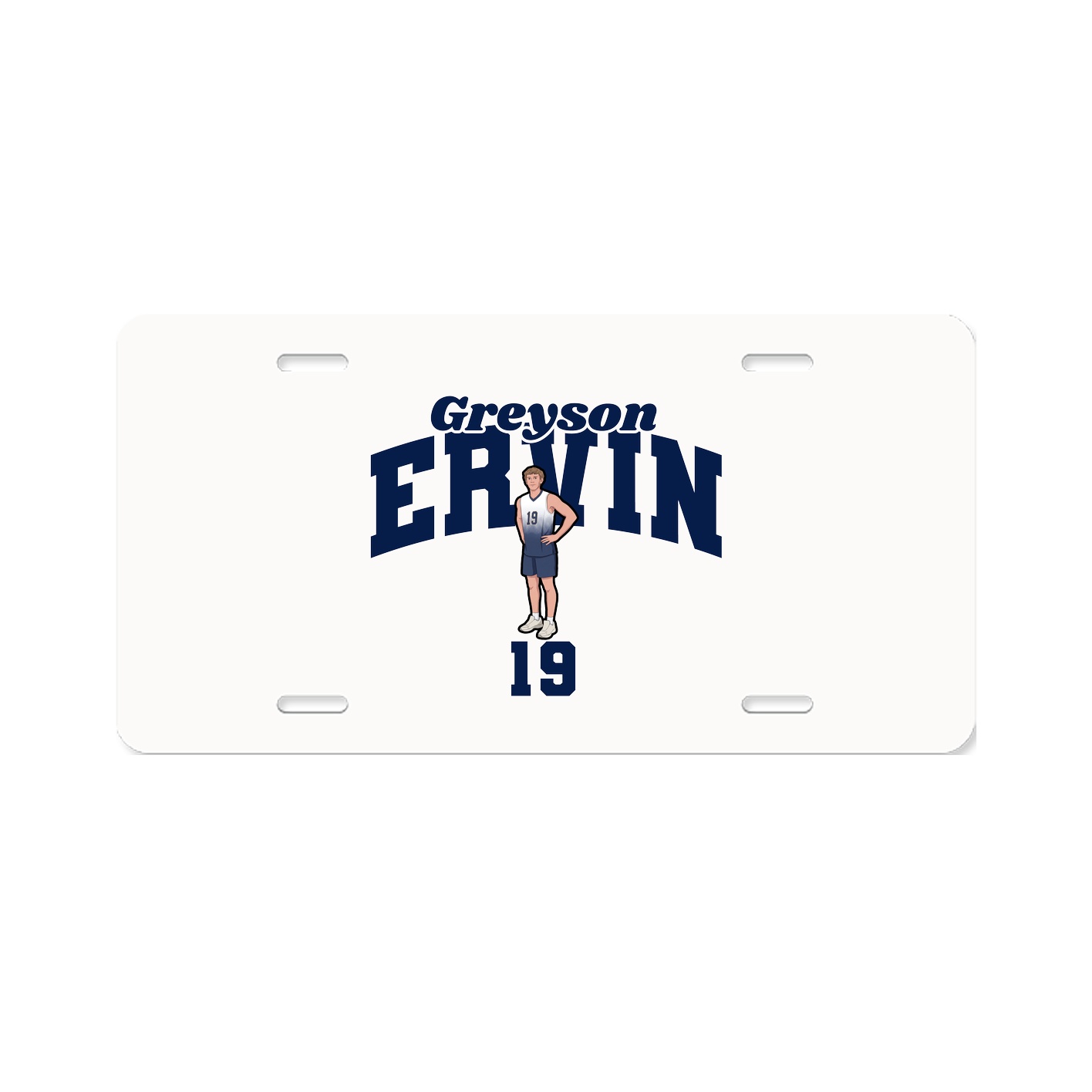 License Plate — Signature Arch in Classic