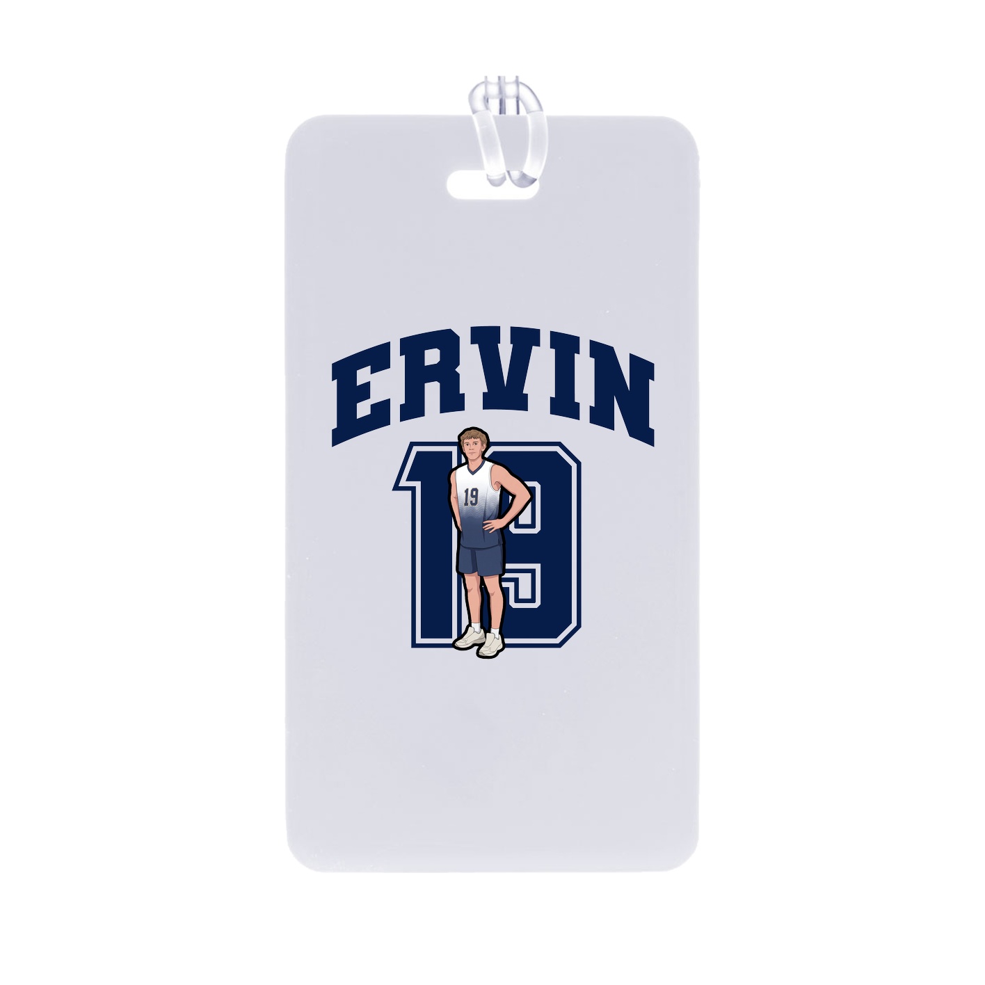 Bag Tag — Number in Classic
