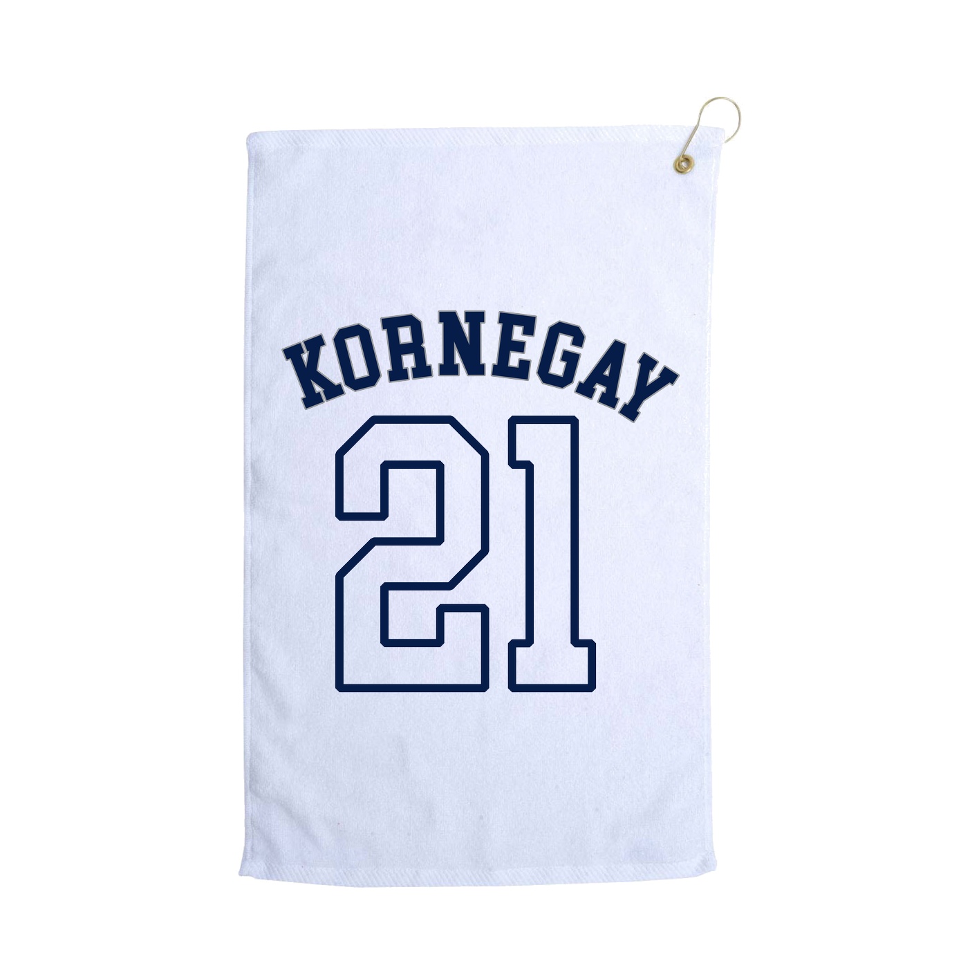 Golf Towel — Shirsey Arch in White