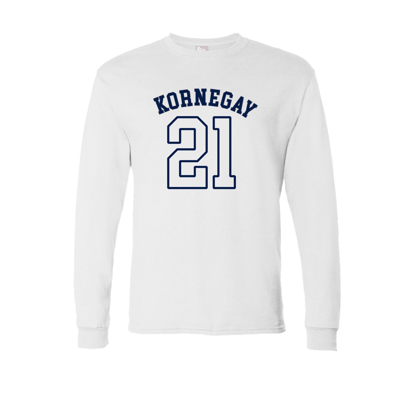 Long Sleeve Tee — Shirsey Arch in White