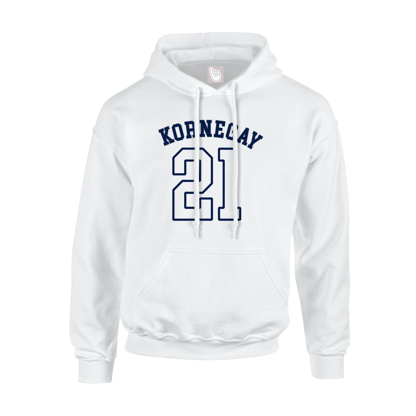 Hoodie — Shirsey Arch in White
