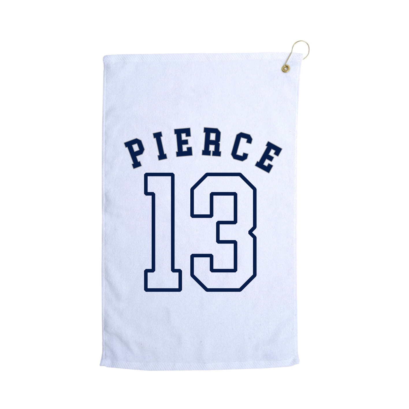 Golf Towel — Shirsey Arch in White