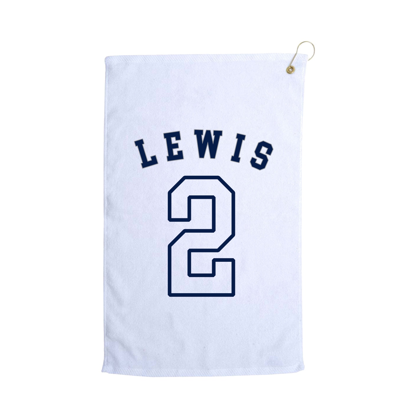 Golf Towel — Shirsey Arch in White