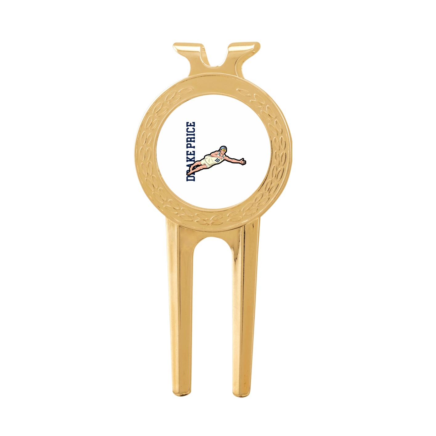 Divot Tool with Ball Marker — Name Vertical in Classic