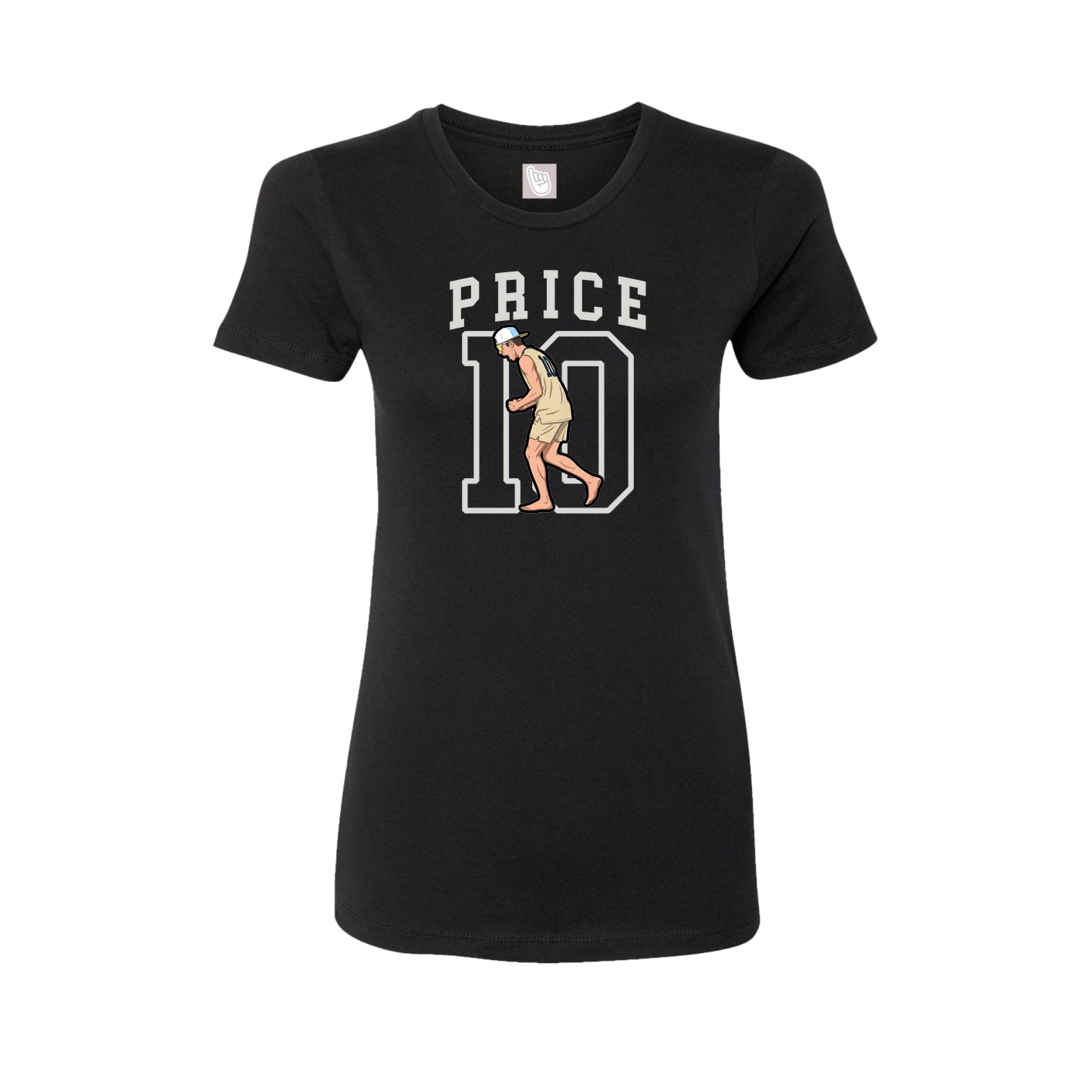 Fitted Women's Tee — Shirsey in Black