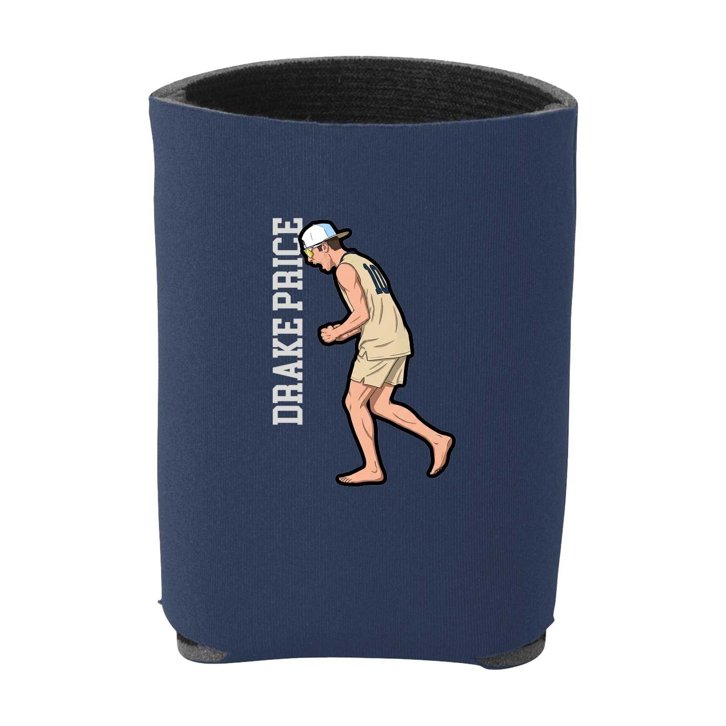 Can Holder — Name Vertical in Navy