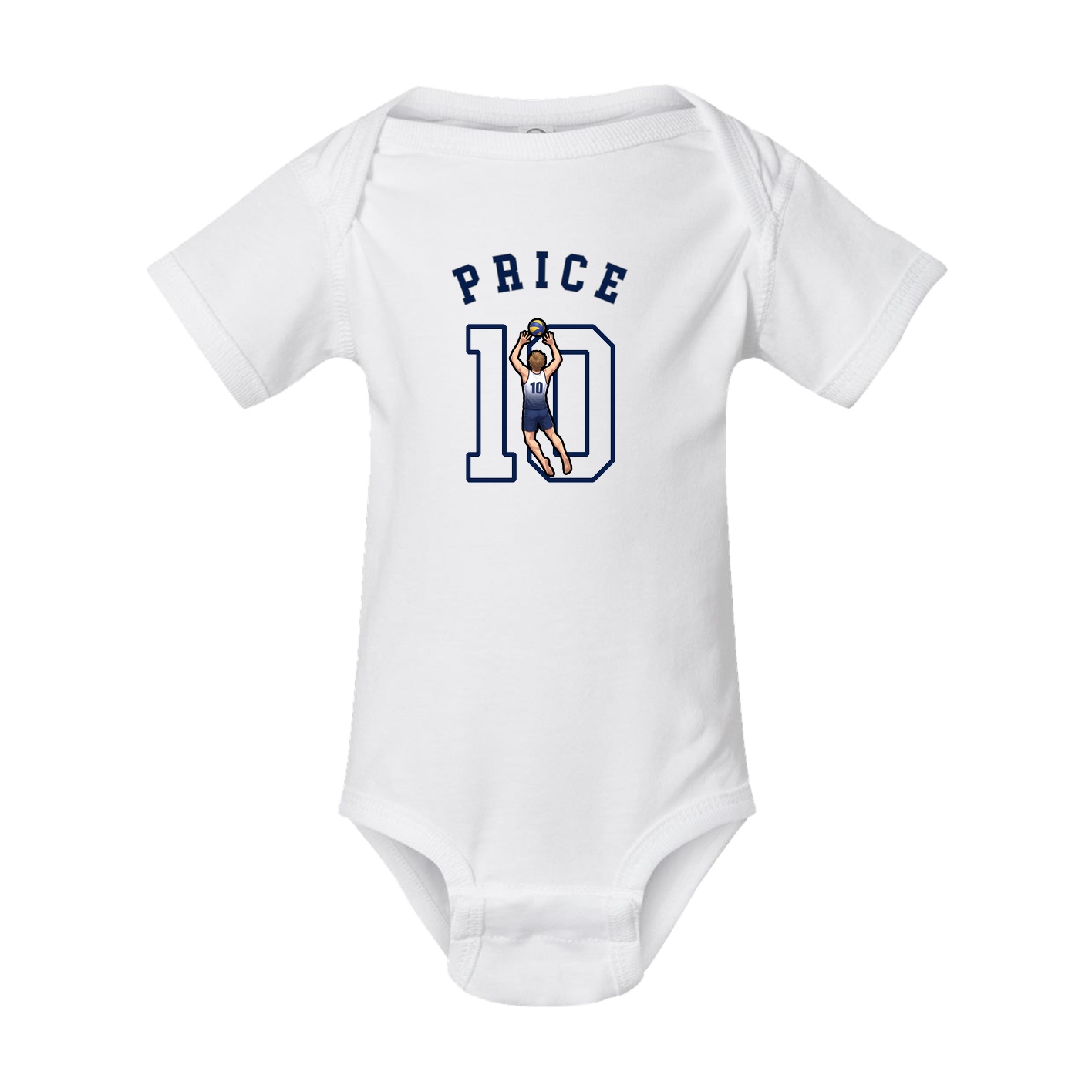 Baby Onesie — Shirsey Arch in White