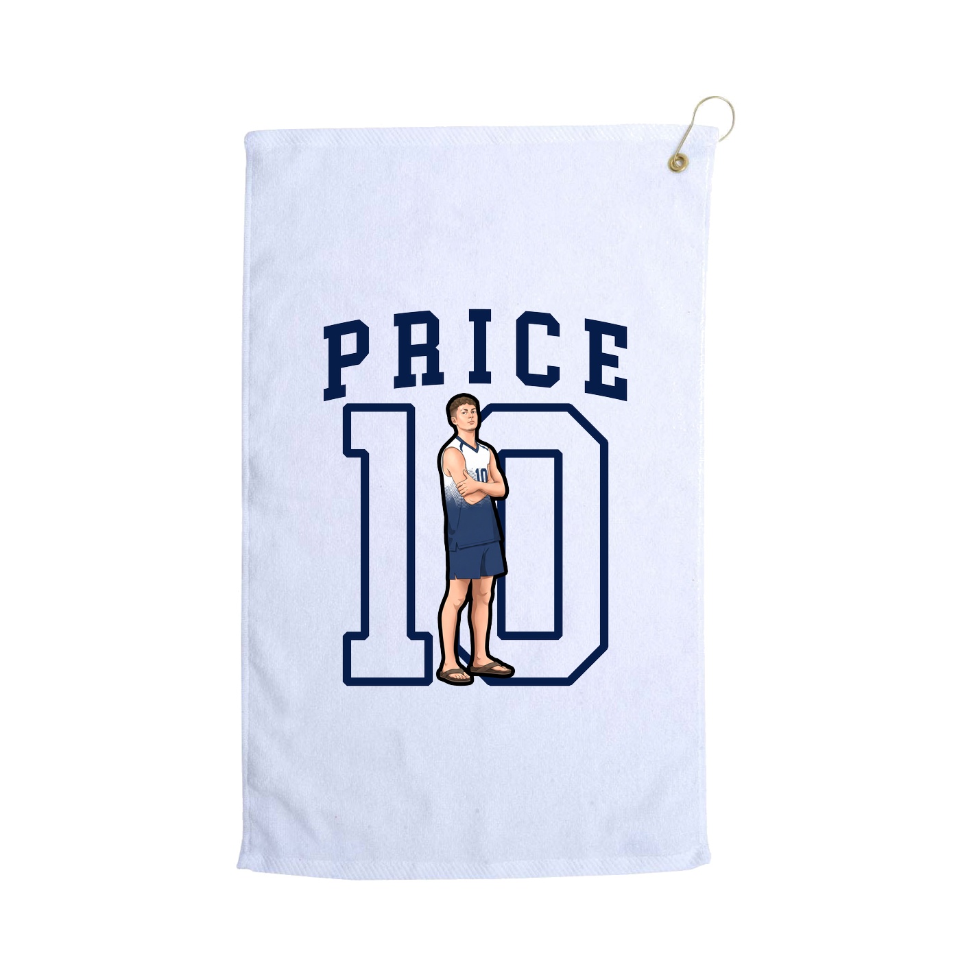 Golf Towel — Shirsey in White