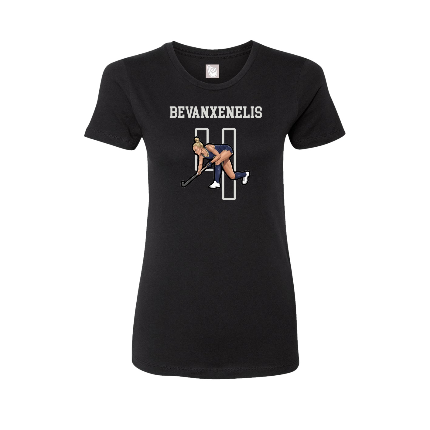 Fitted Women's Tee — Shirsey in Black