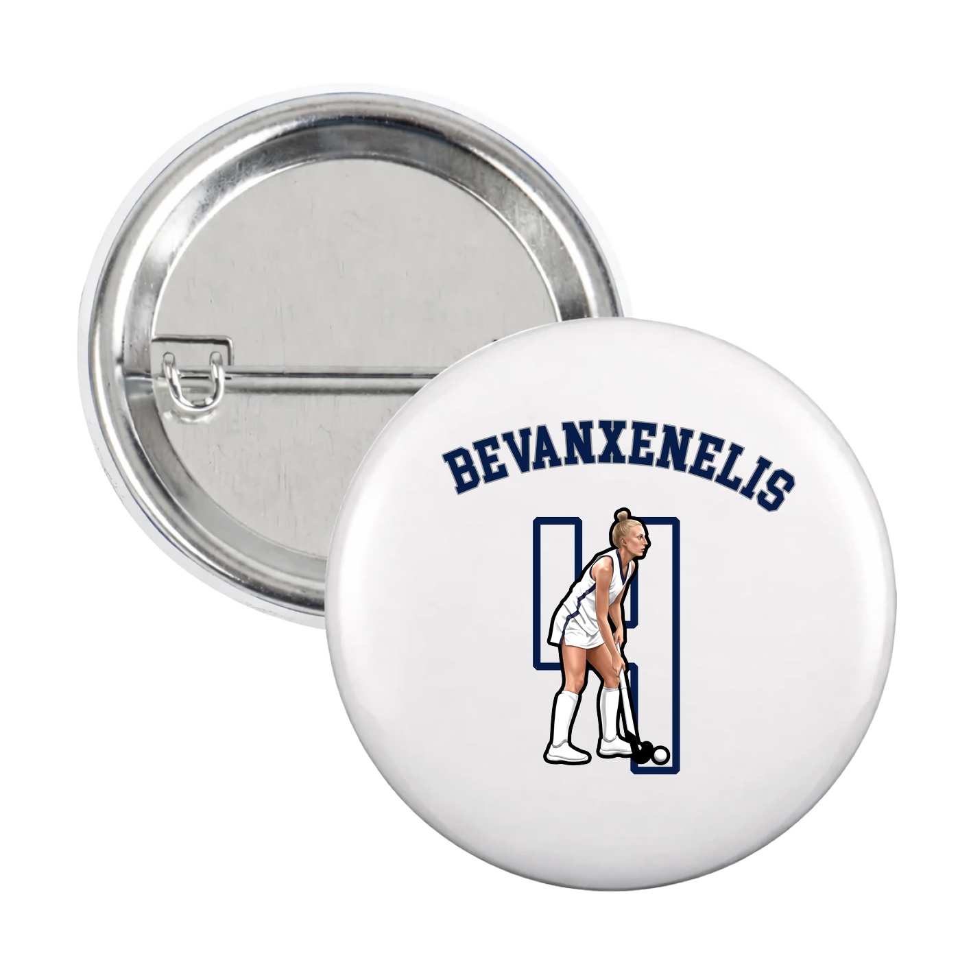 Game Day Button — Shirsey Arch in White