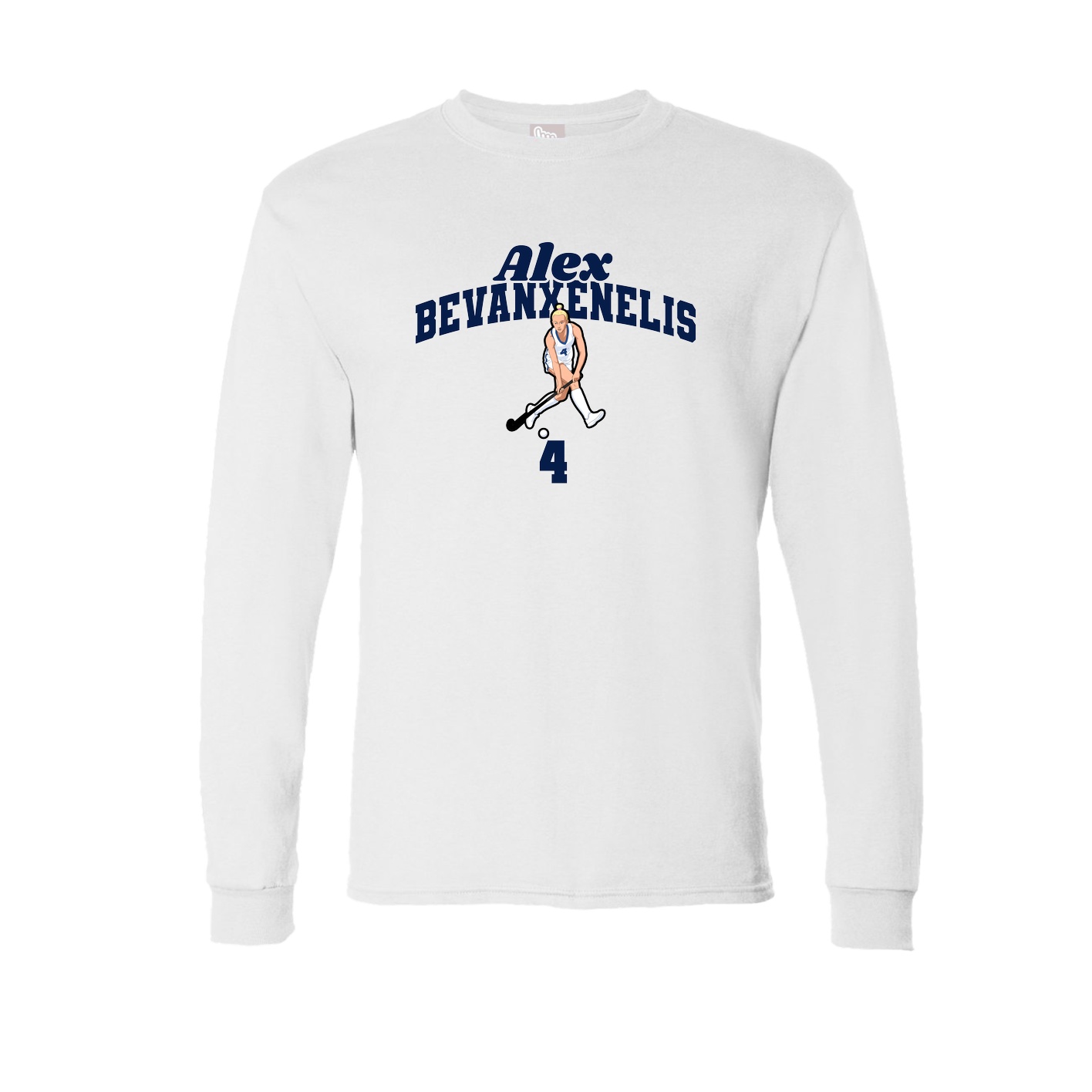Long Sleeve Tee — Signature Arch in White